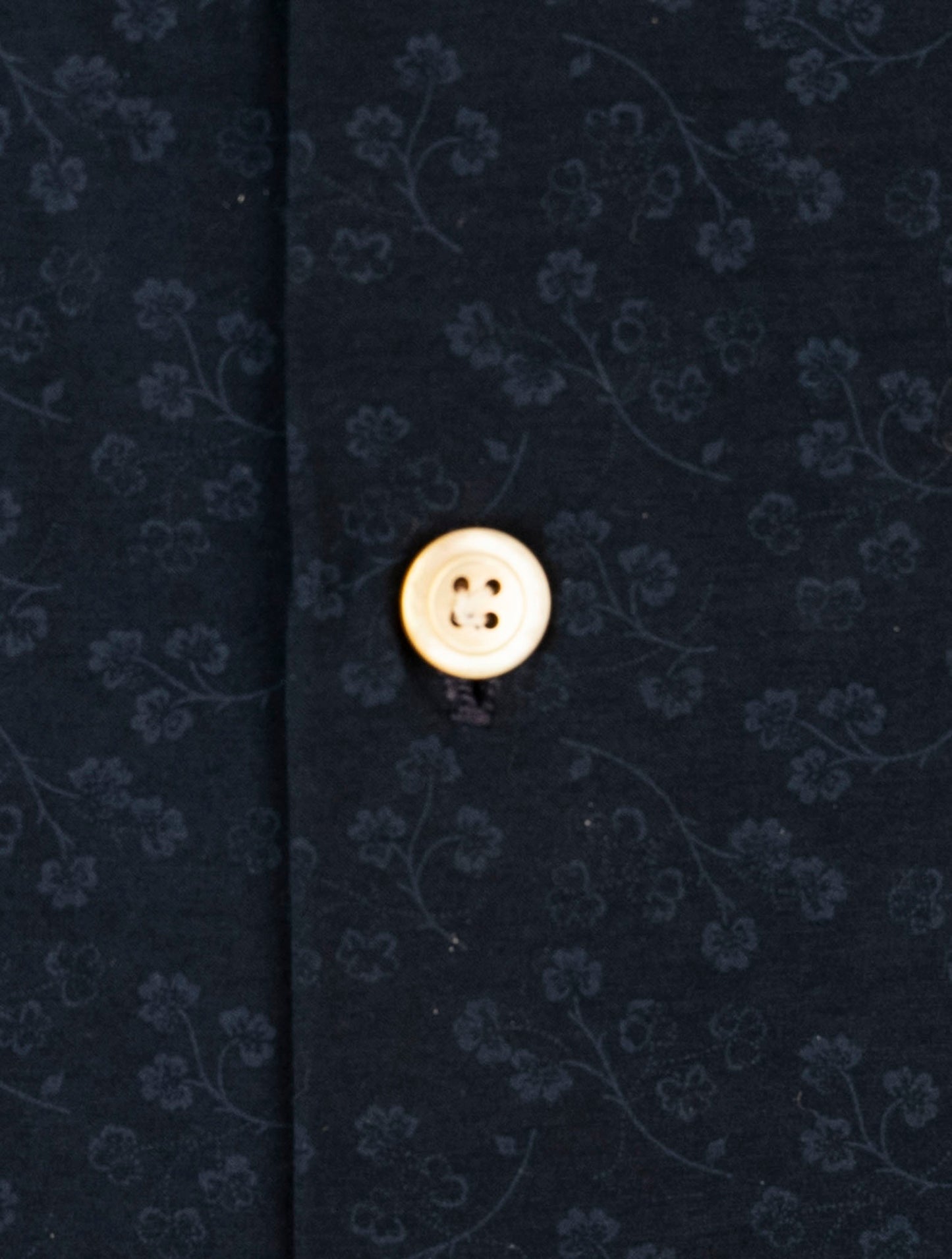 Kiton Blue Cotton Shirt