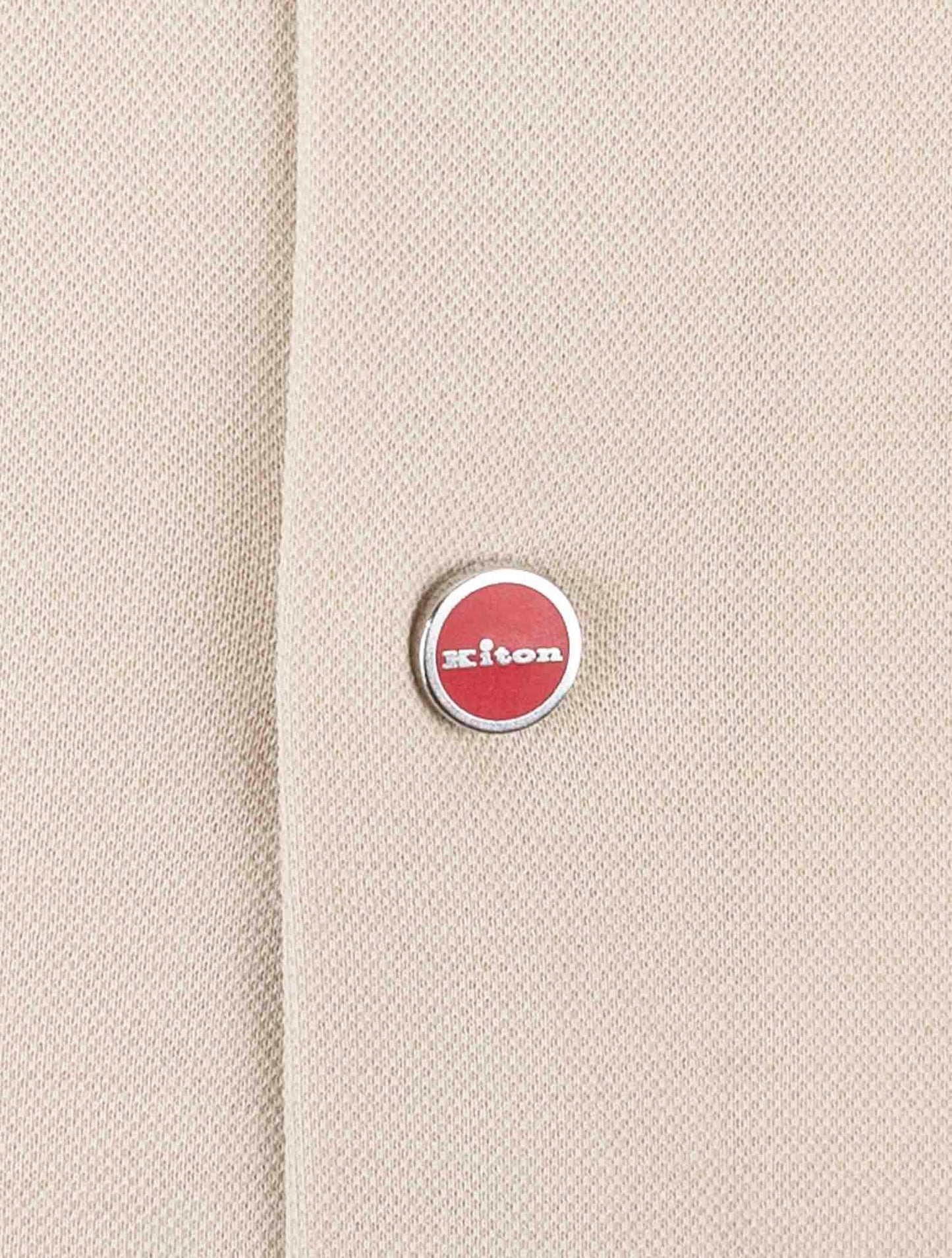 Kiton Beige Cotton Shirt