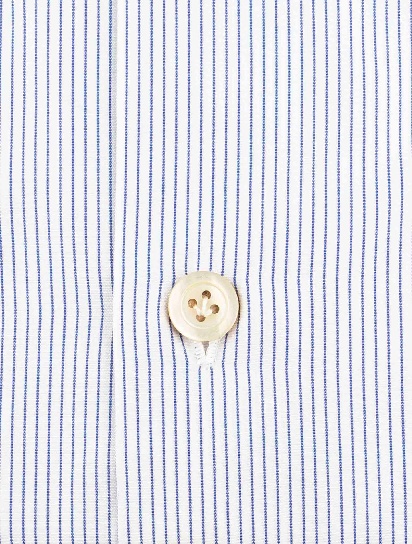 Kiton Blue White Cotton Shirt