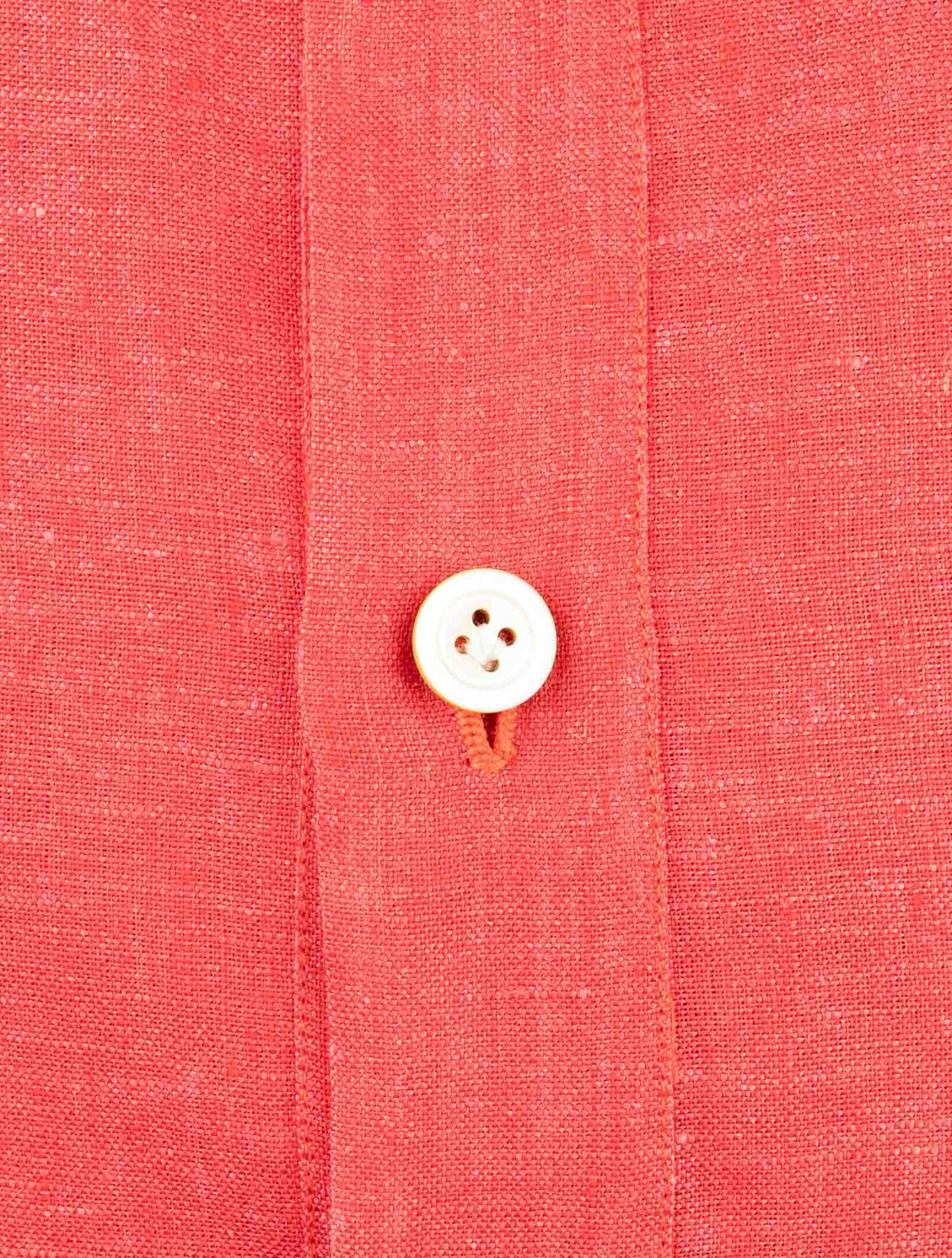 Kiton Red Linen Shirt