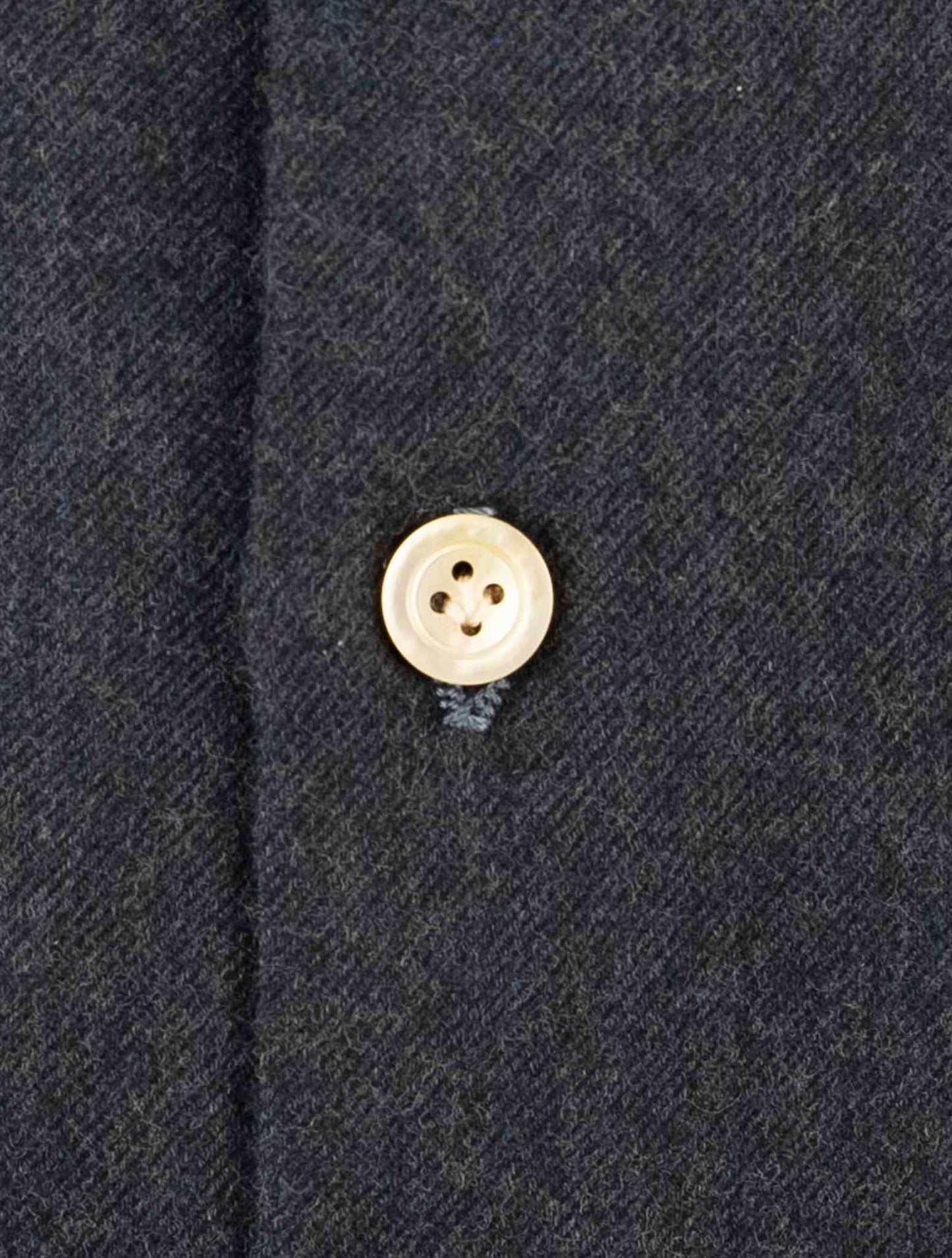 Kiton Blue Cotton Shirt