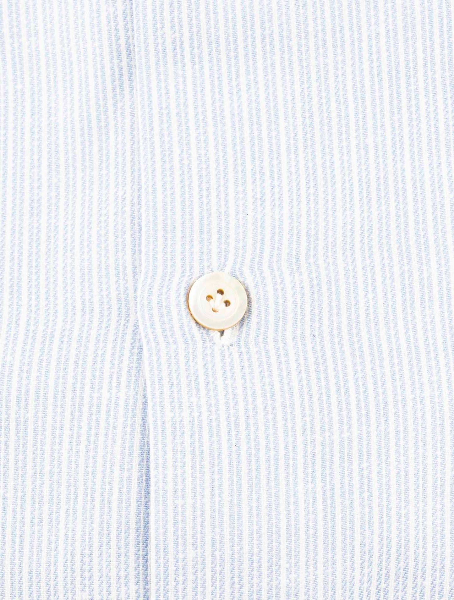 Kiton Blue White Cotton Shirt