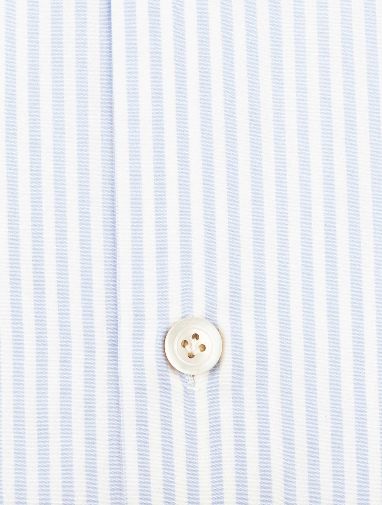 Kiton Blue White Cotton Shirt