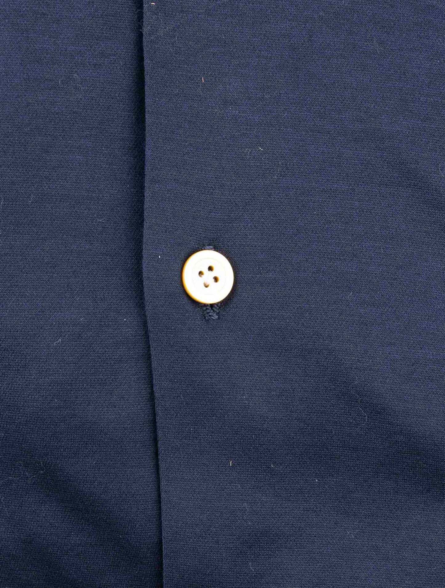 Kiton Blue Cotton Shirt