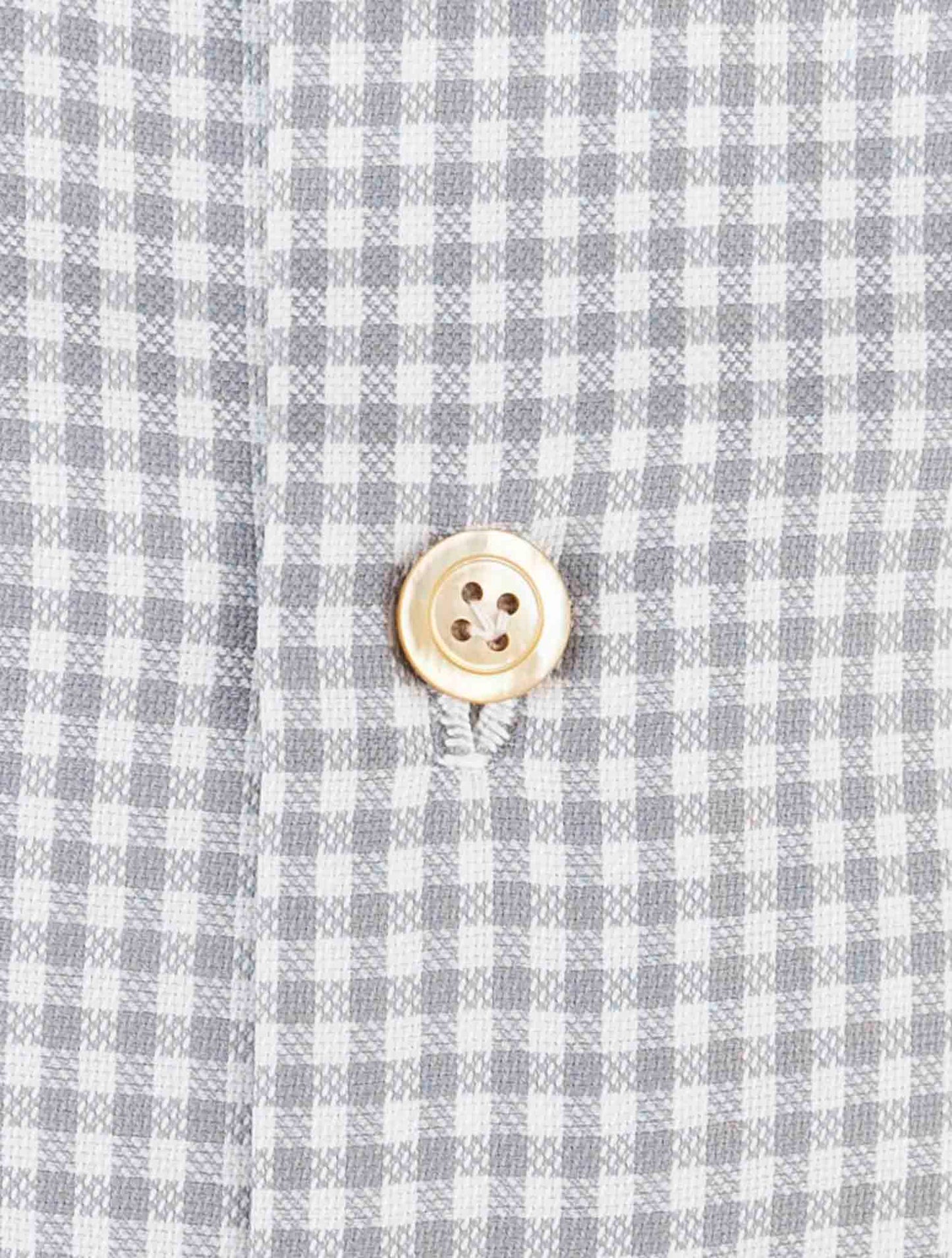 Kiton Gray Cotton Shirt