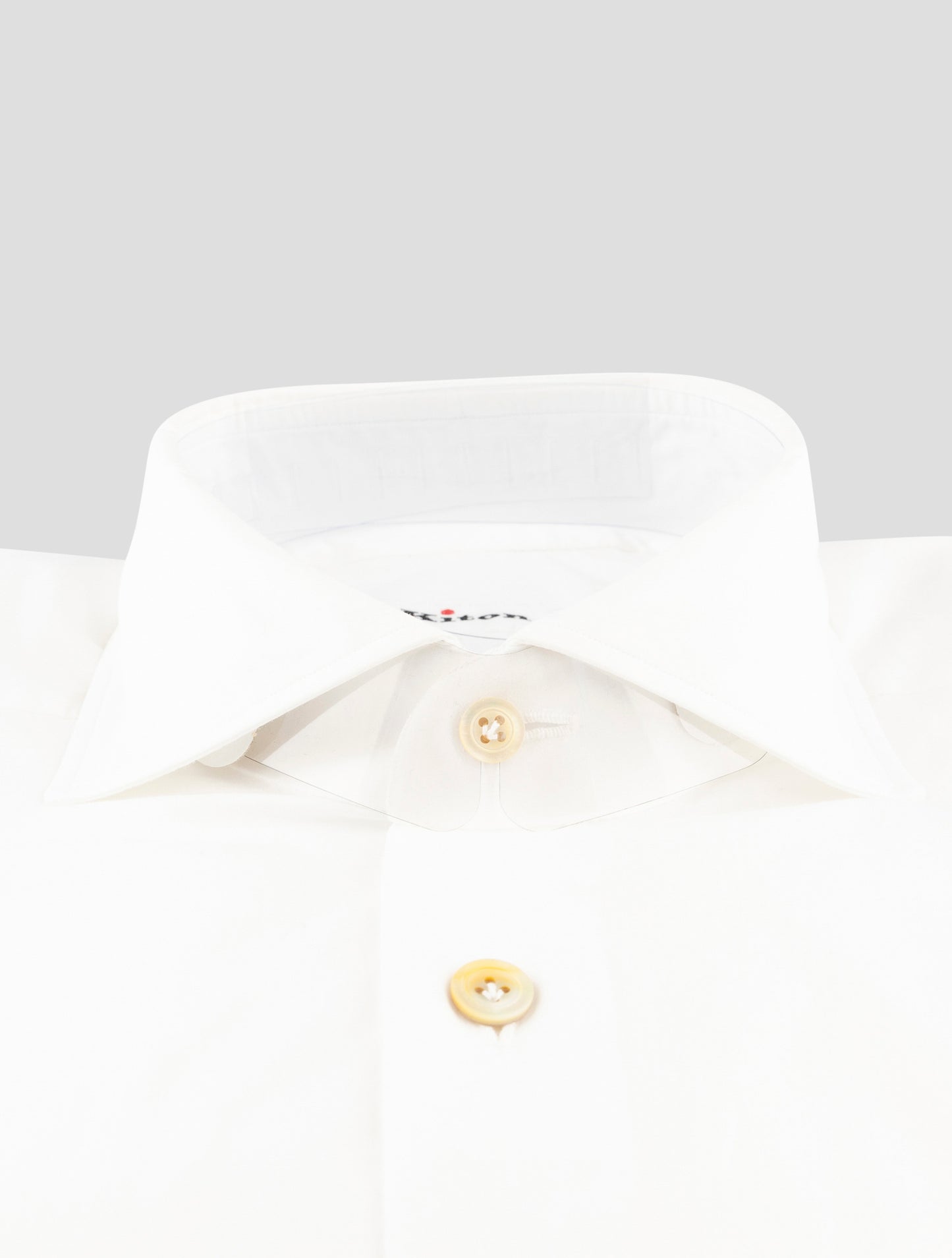 Kiton White Cotton Shirt
