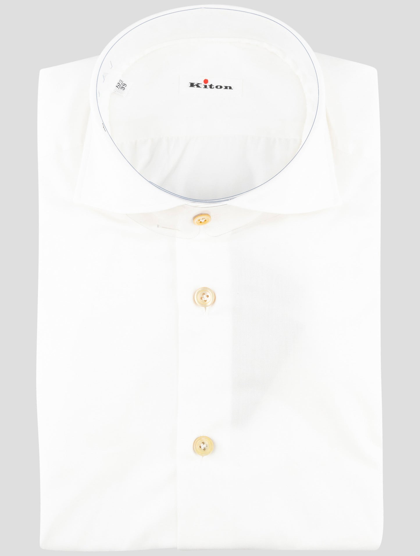 Kiton White Cotton Shirt