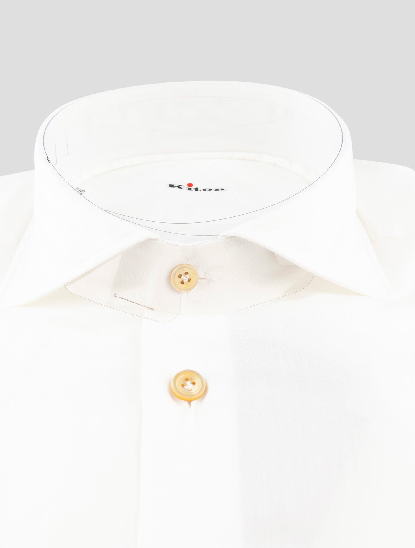 Kiton White Cotton Shirt