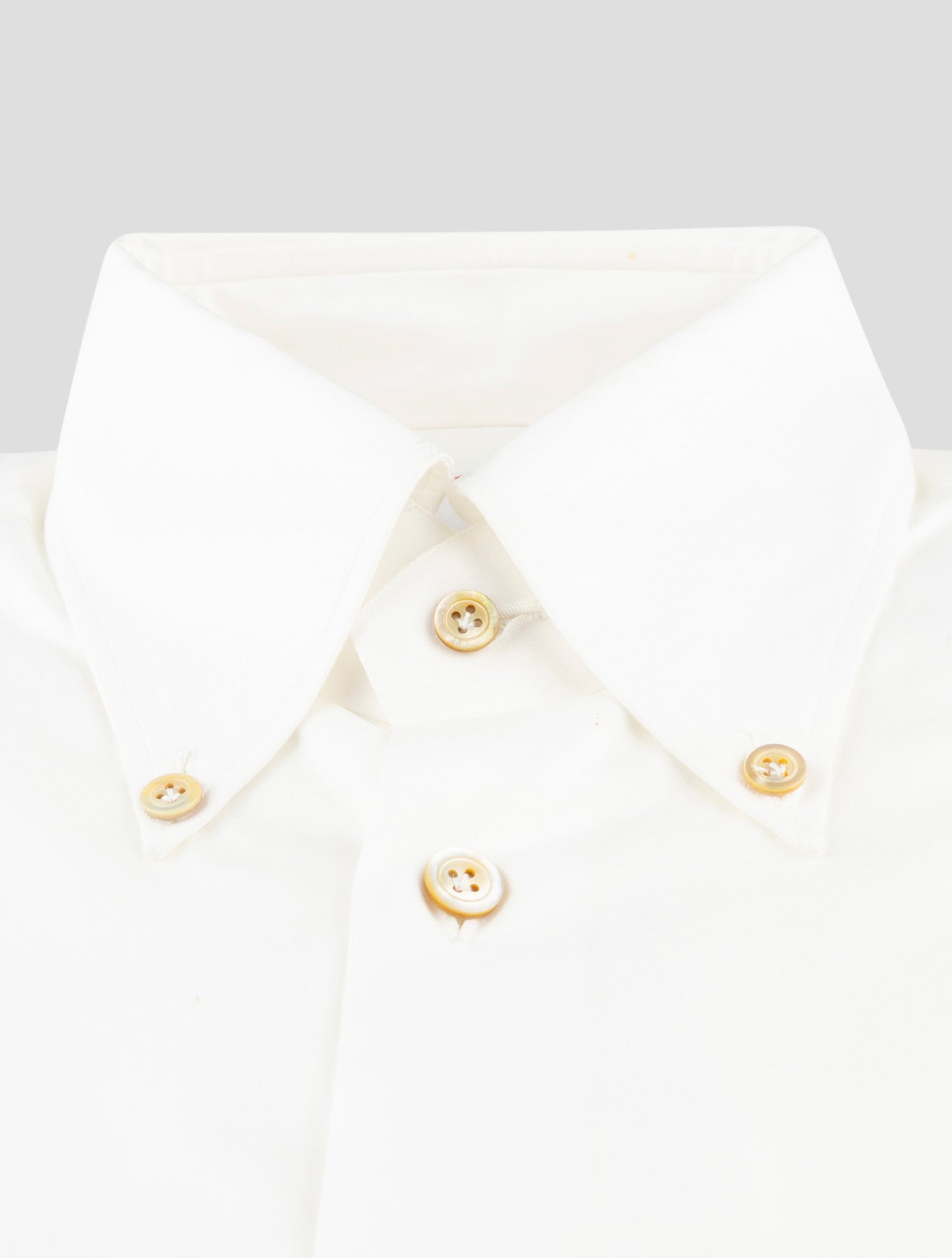Kiton White Cotton Shirt