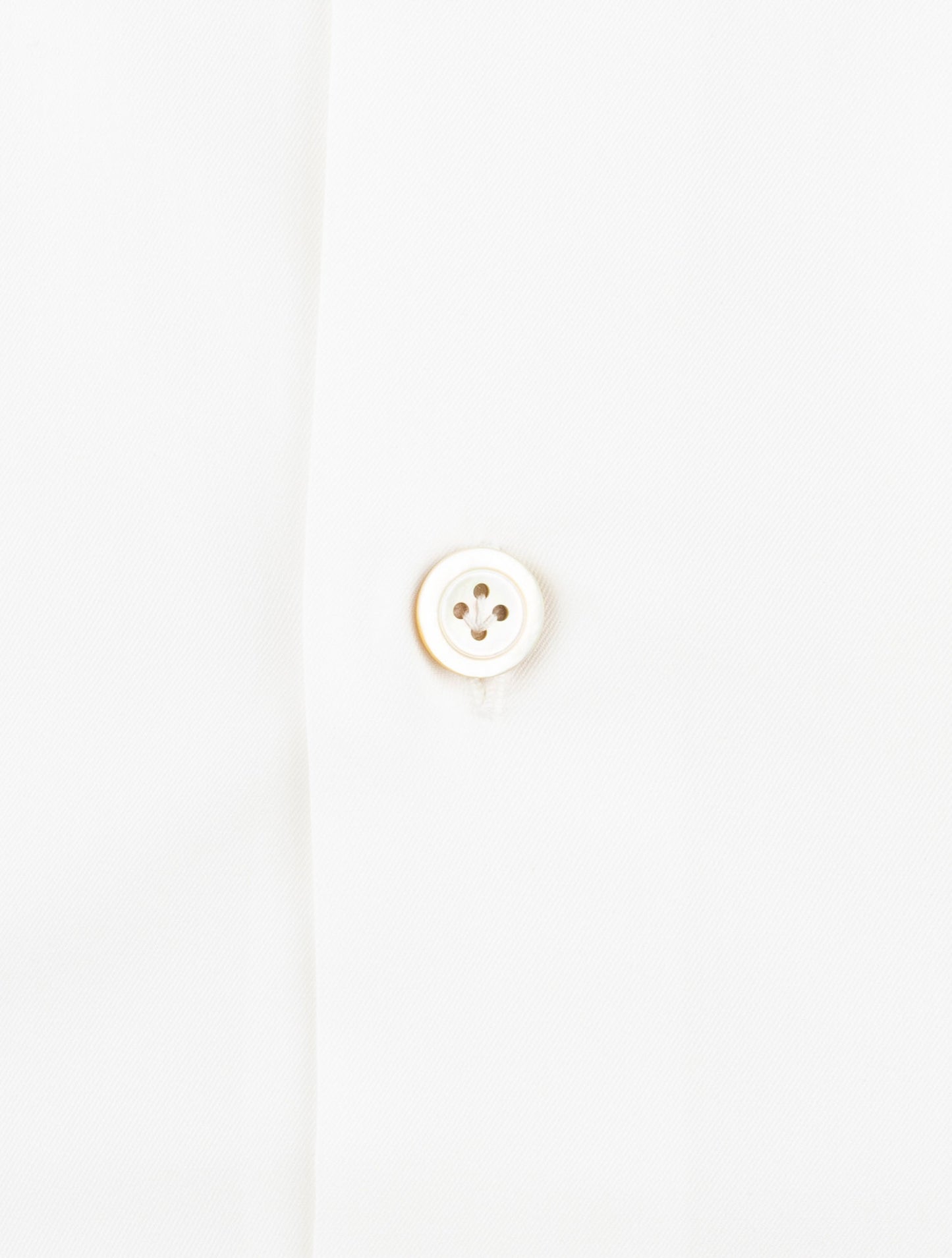 Kiton White Cotton Shirt