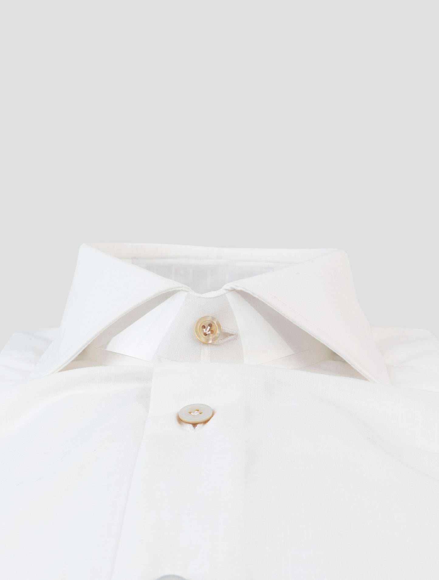 Kiton White Cotton Shirt