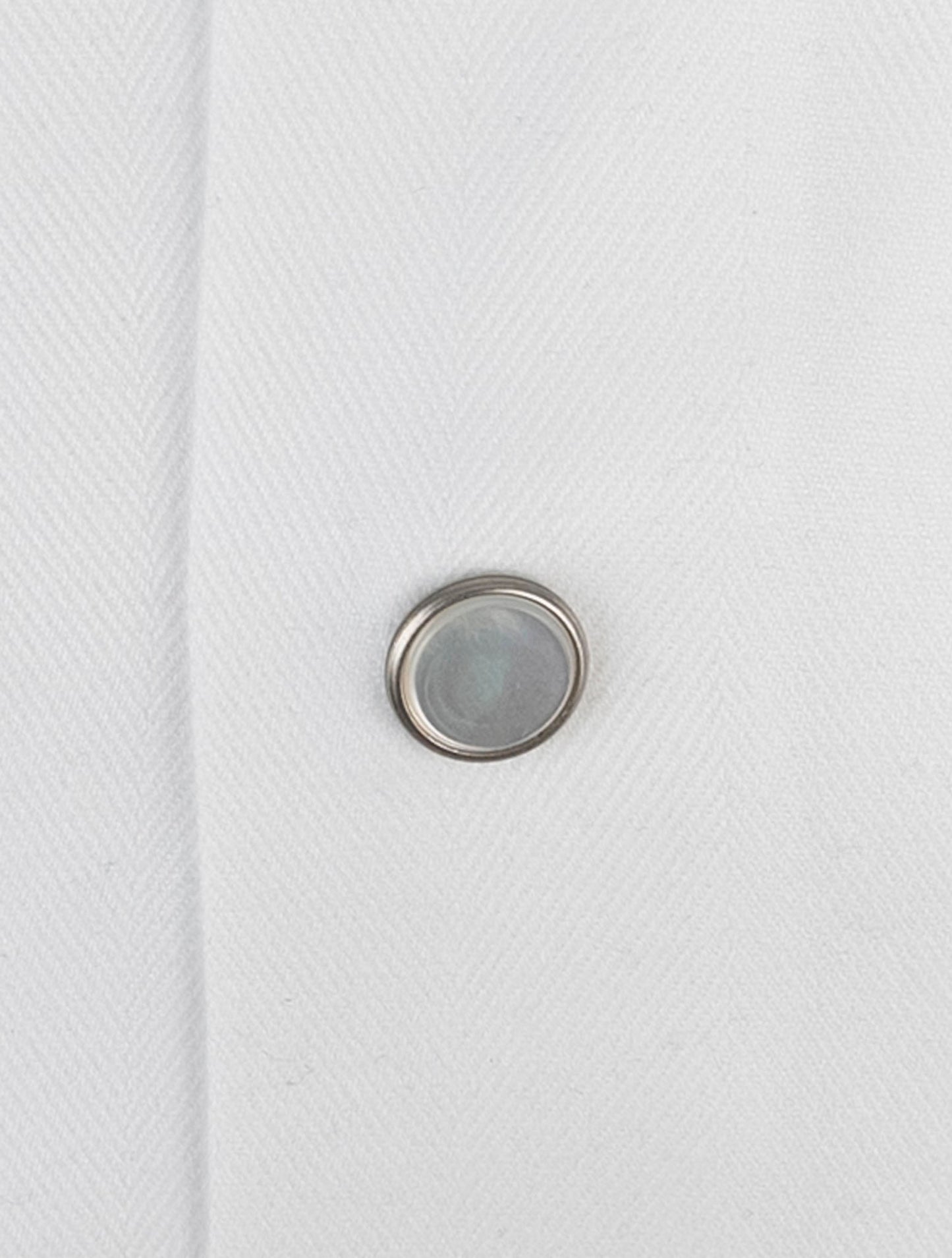 Kiton White Cotton Lyocell Shirt