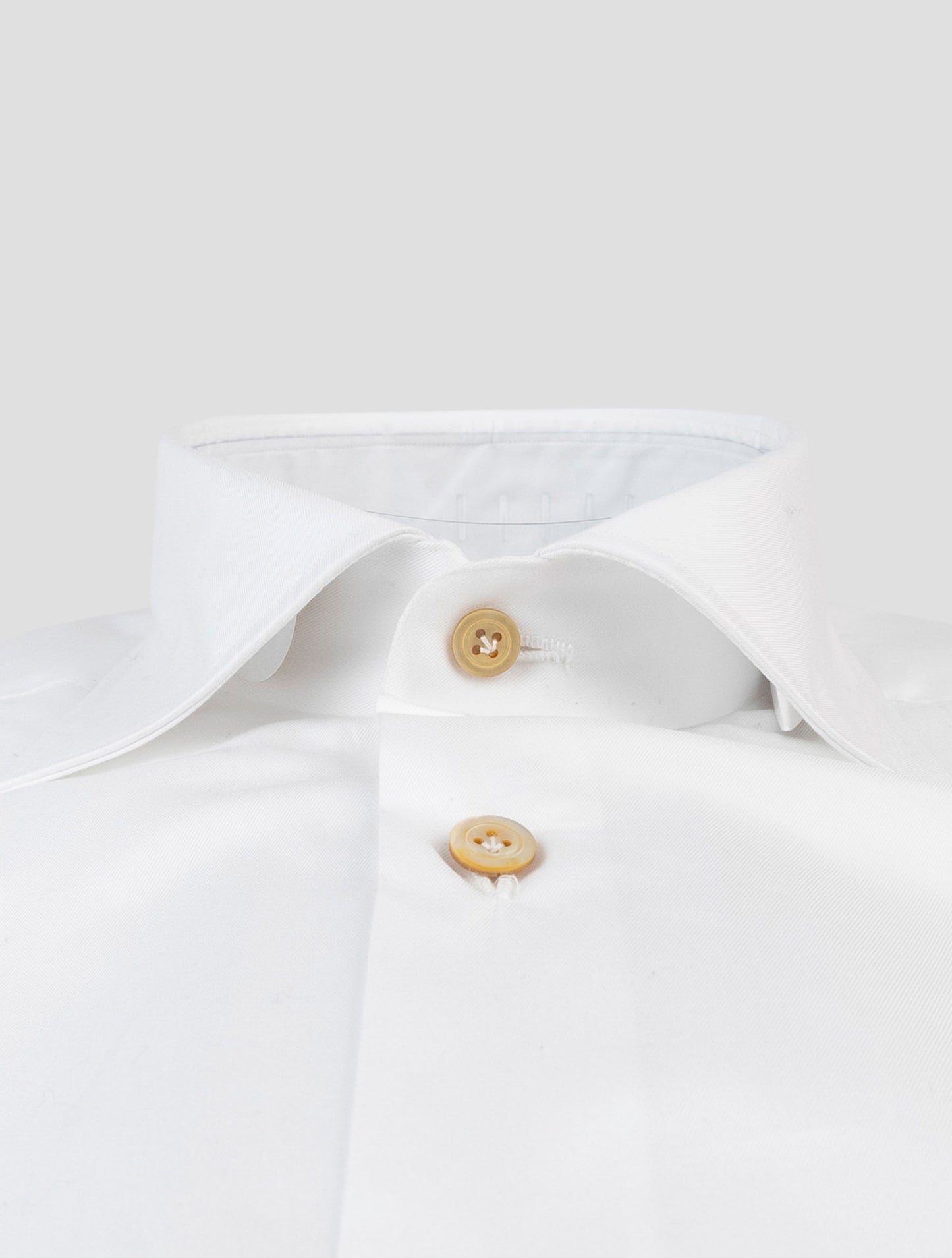 Kiton White Cotton Shirt