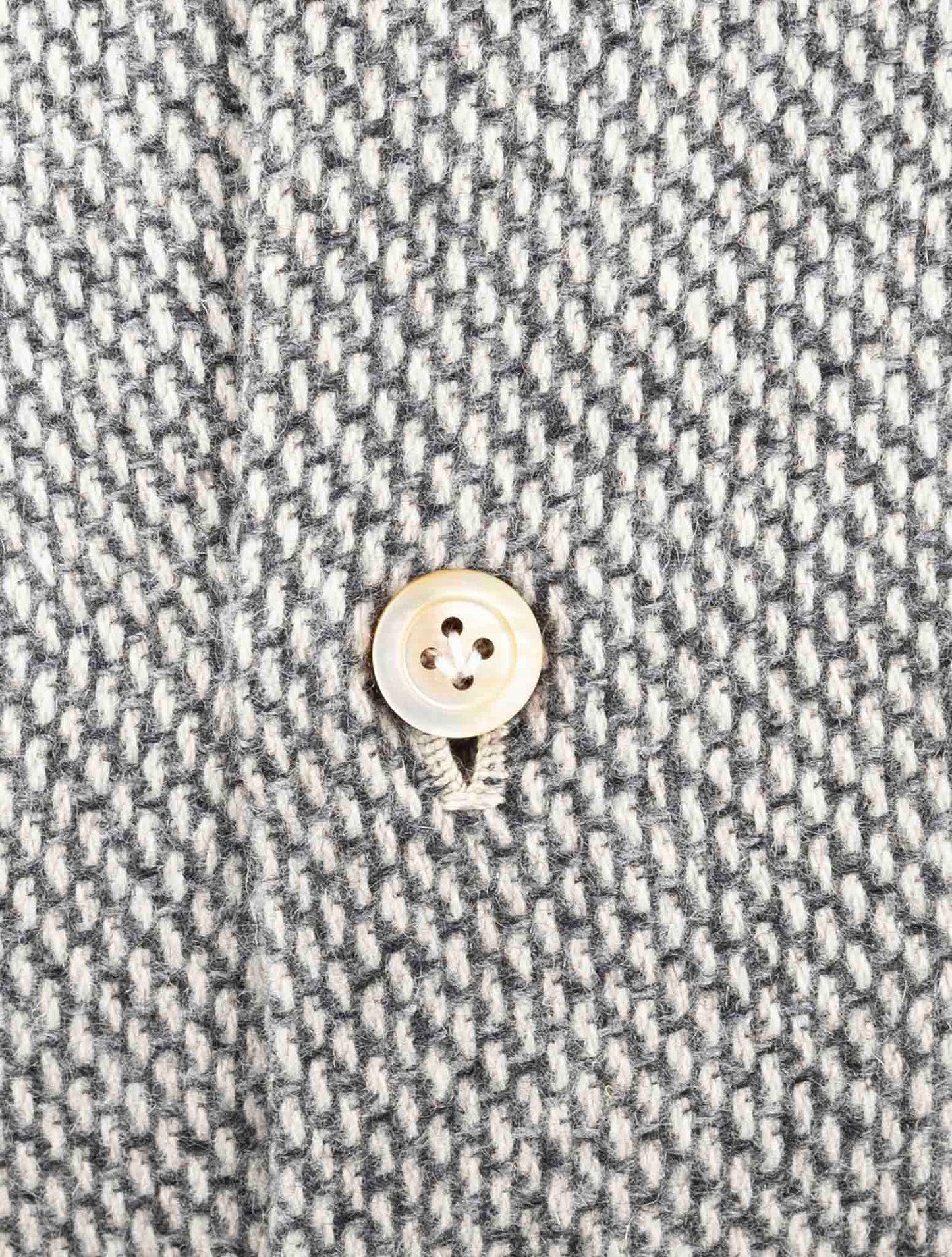 Kiton Gray Cashmere Shirt
