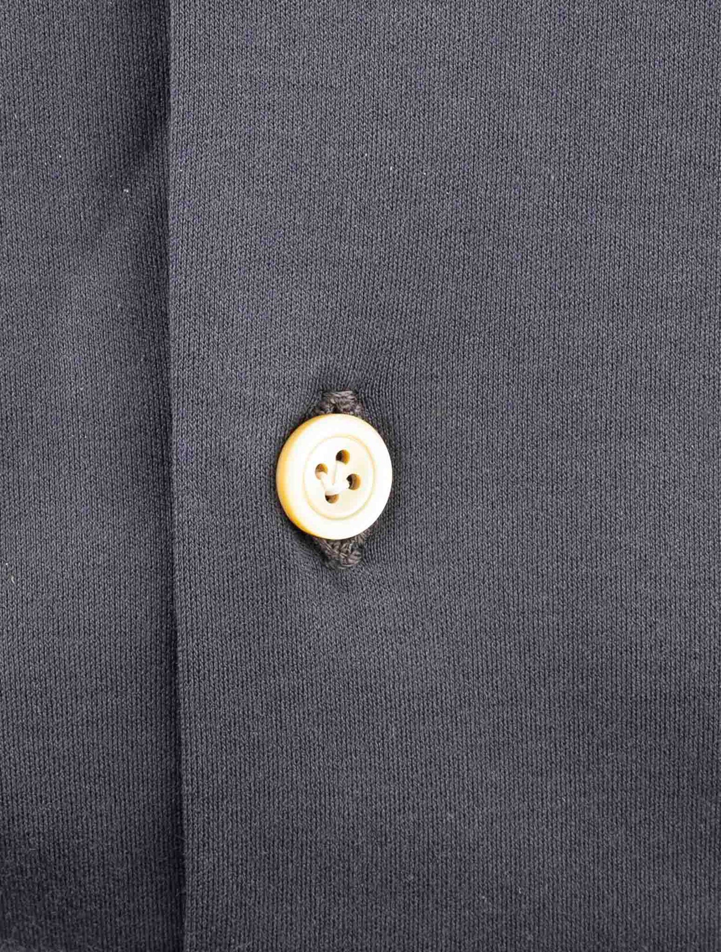 Kiton Gray Cotton Shirt