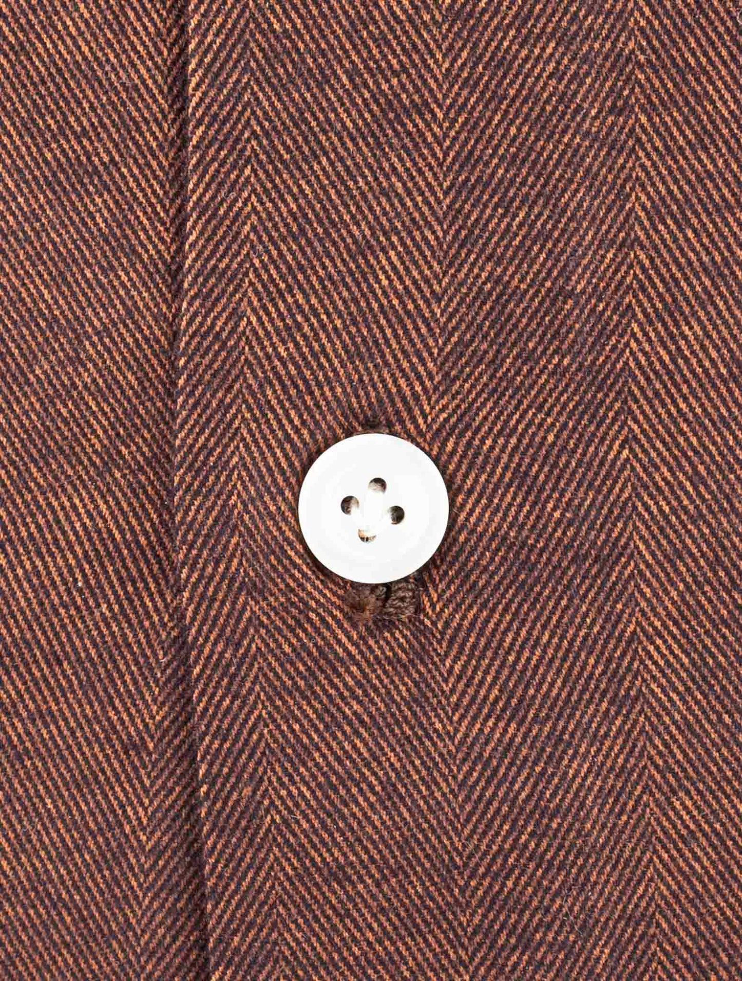 Kiton Brown Cotton Shirt