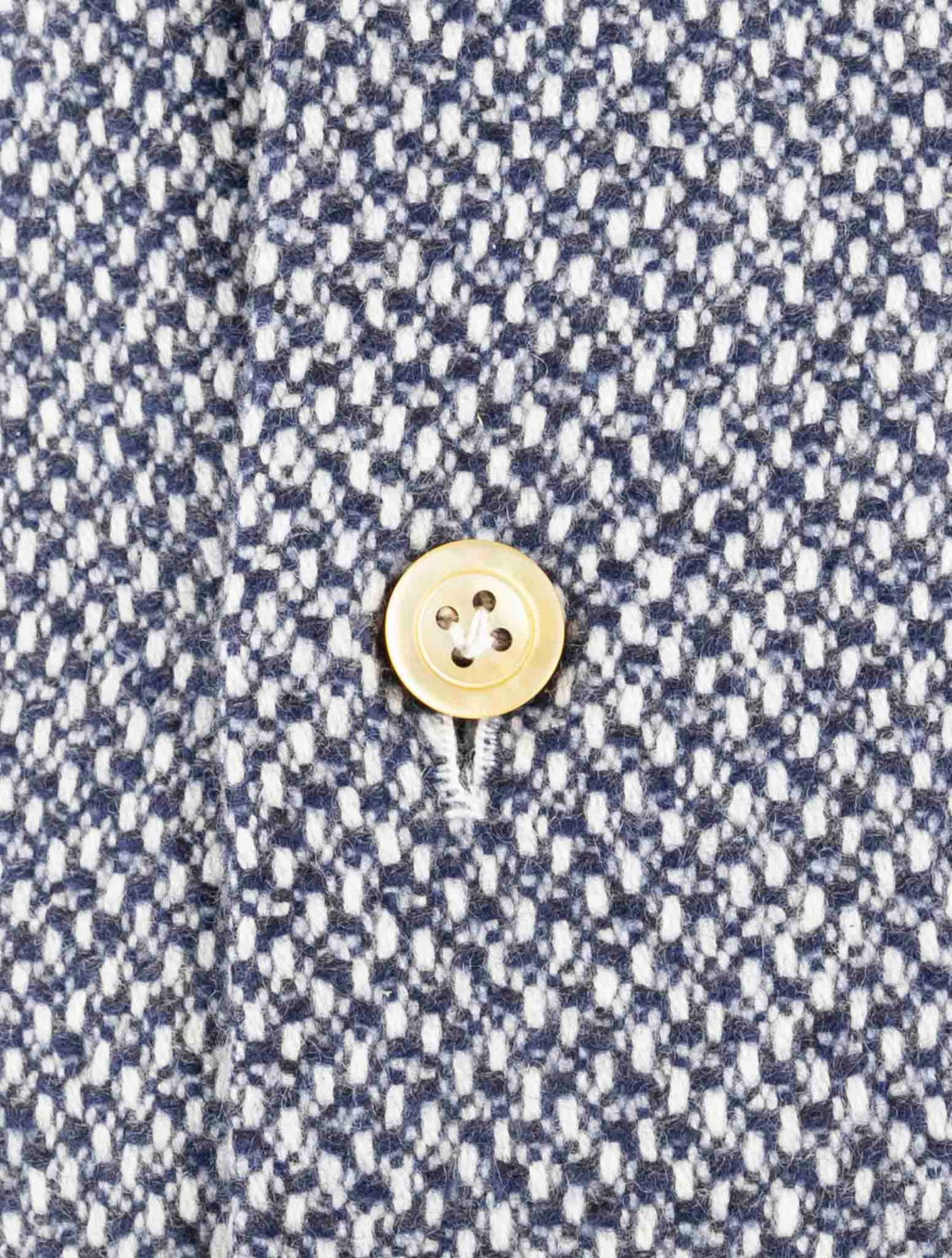 Kiton Blue Cashmere Shirt