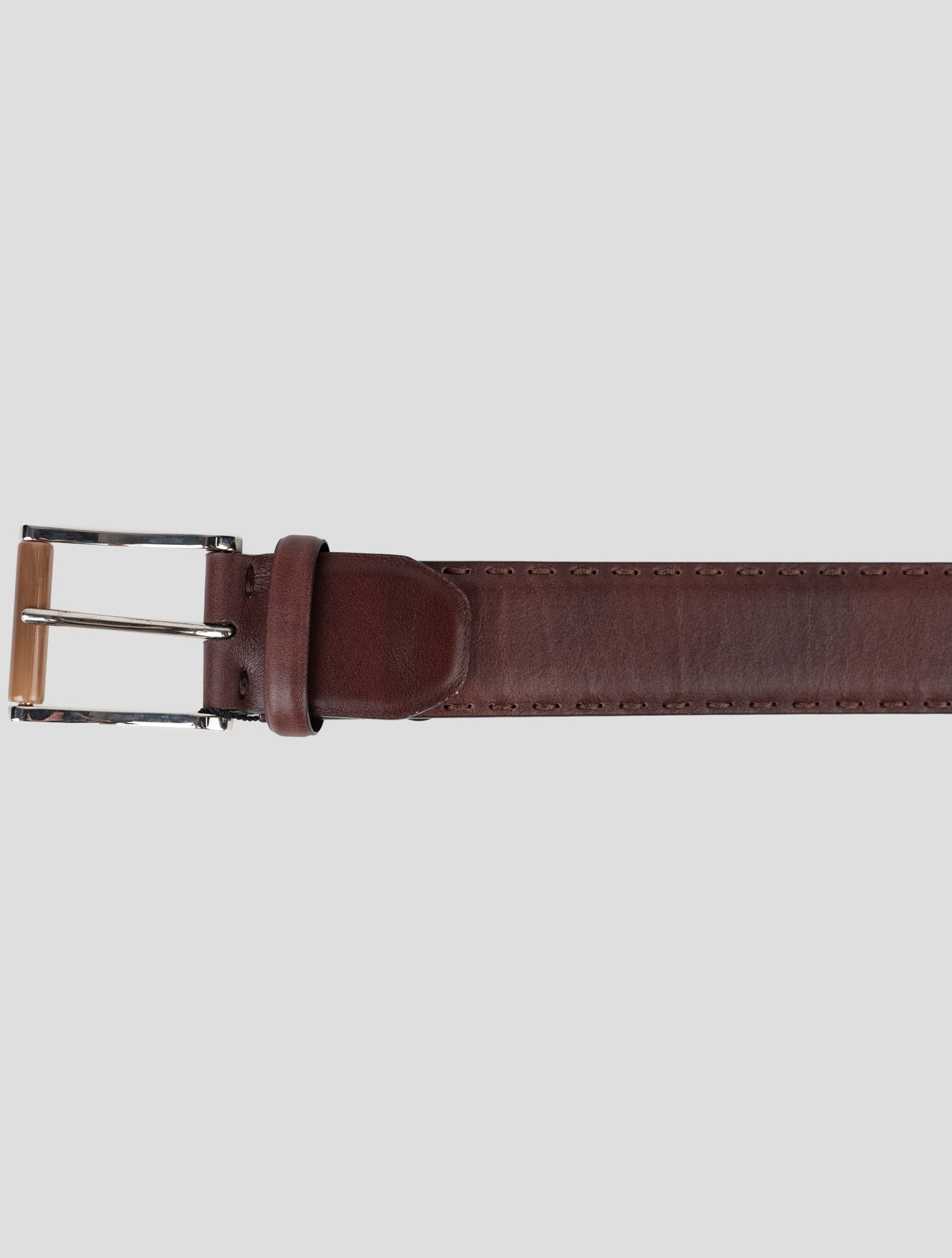 Kiton Burgundy Leather Belt