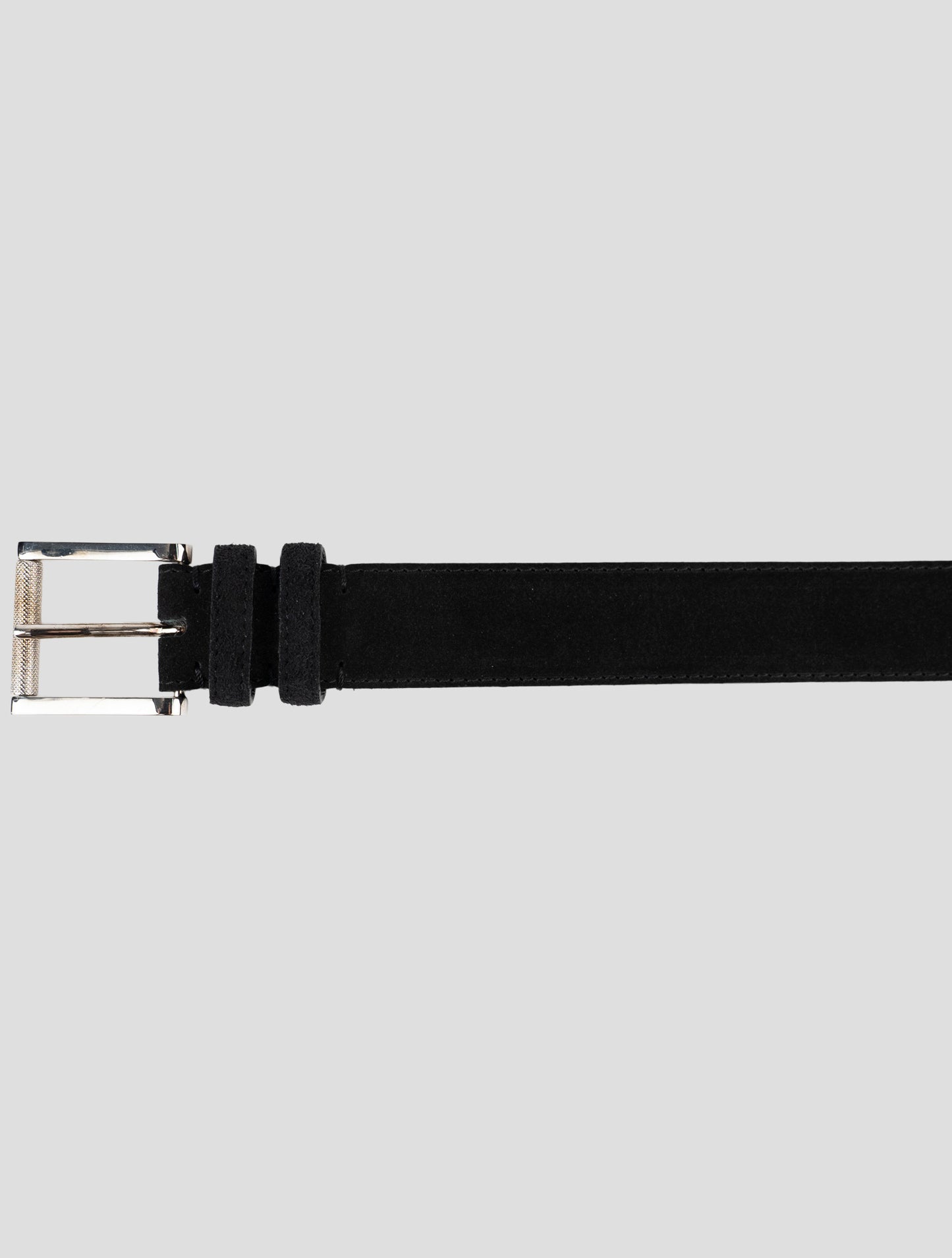 Kiton Blue Leather Suede Belt