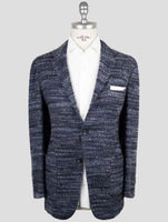 Kiton Blue Cashmere Silk Blazer