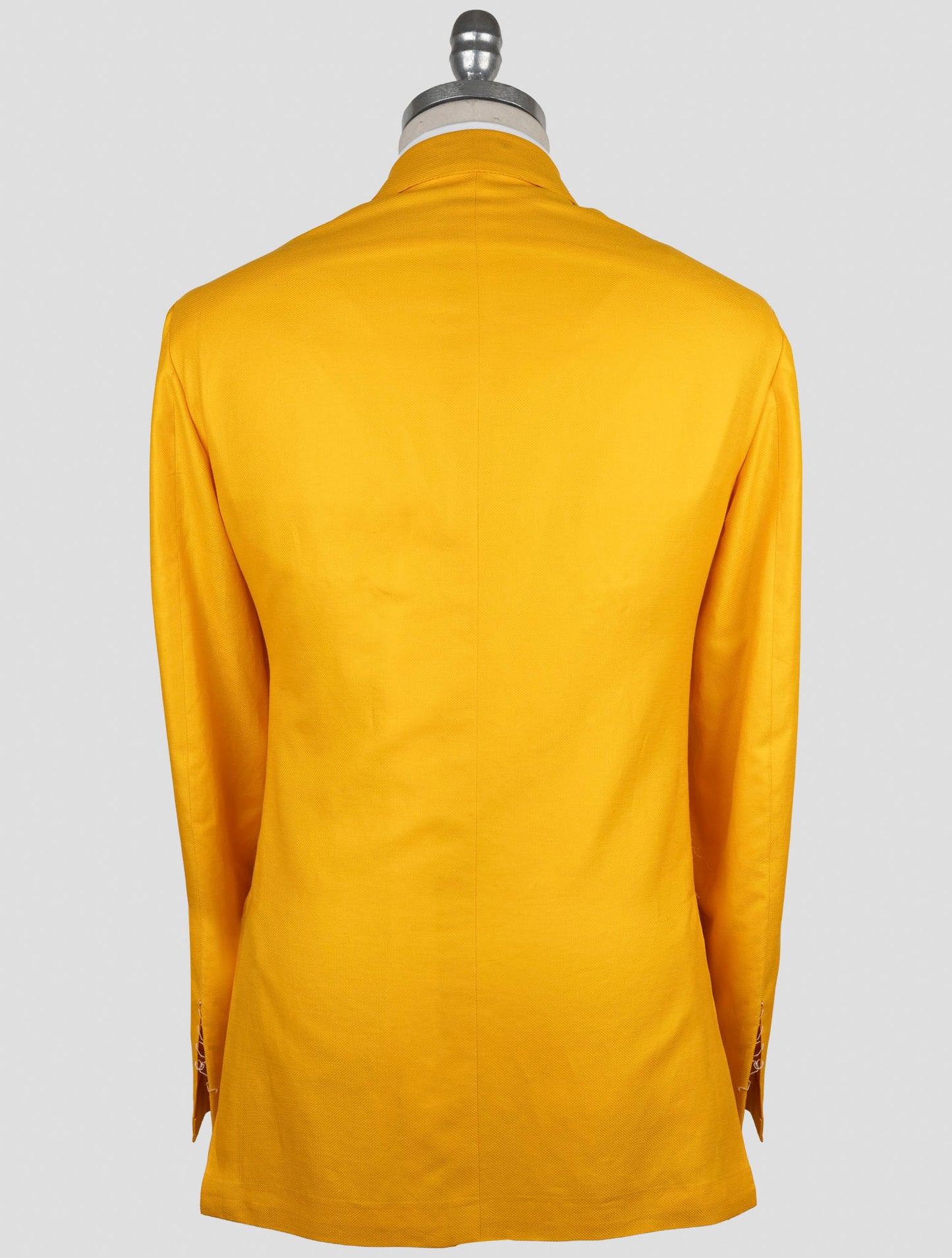 Kiton Yellow Cotton Linen Blazer