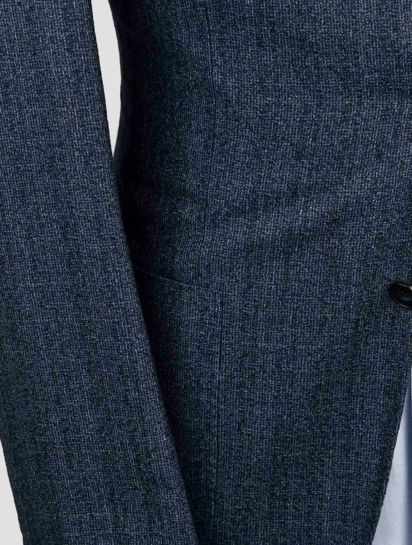 Kiton Blue Cashmere Silk Linen Blazer