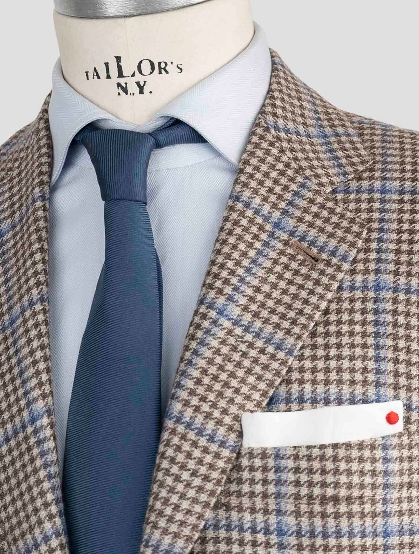 Kiton Brown Cashmere Silk Linen Blazer