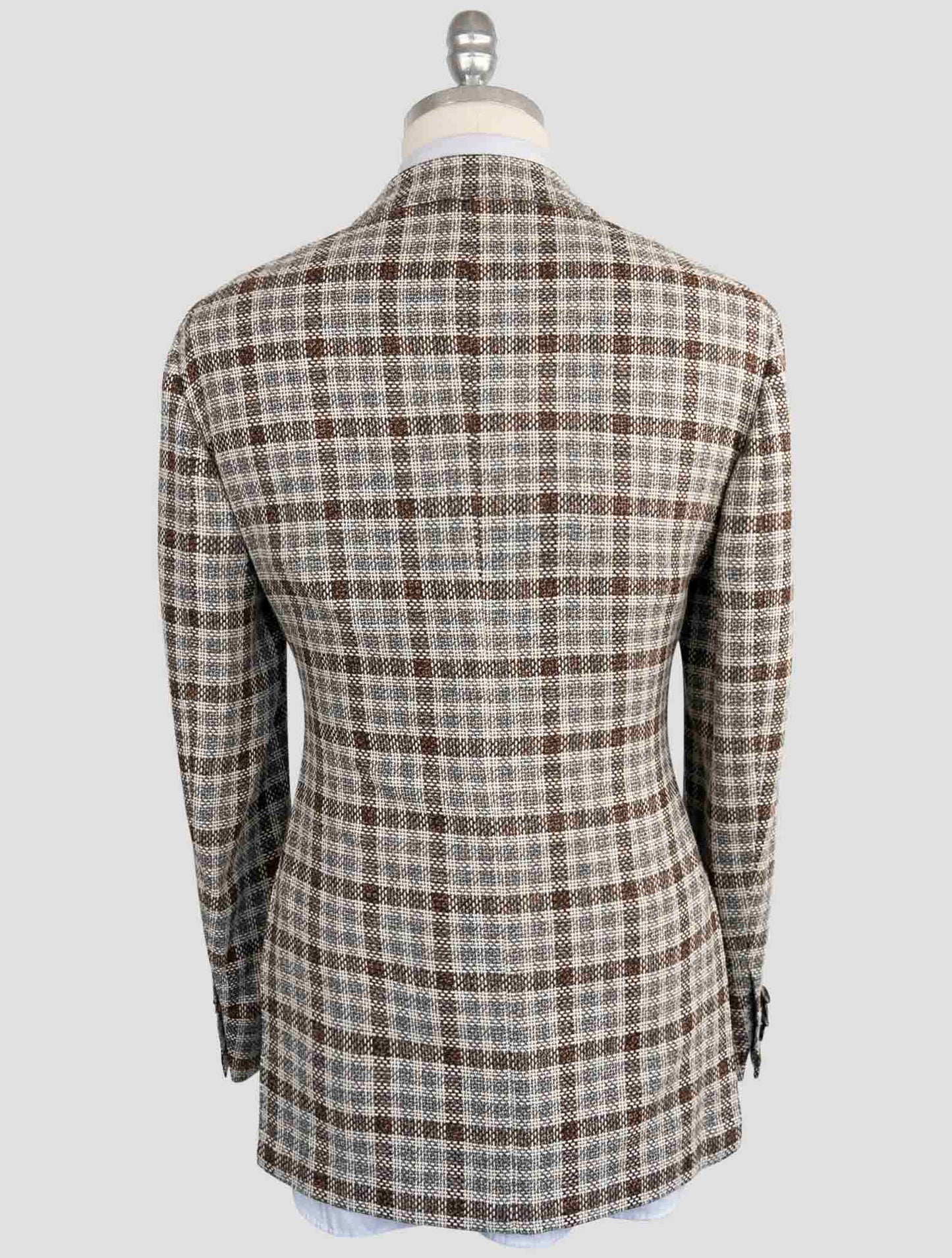 Kiton Brown Gray Cashmere Blazer