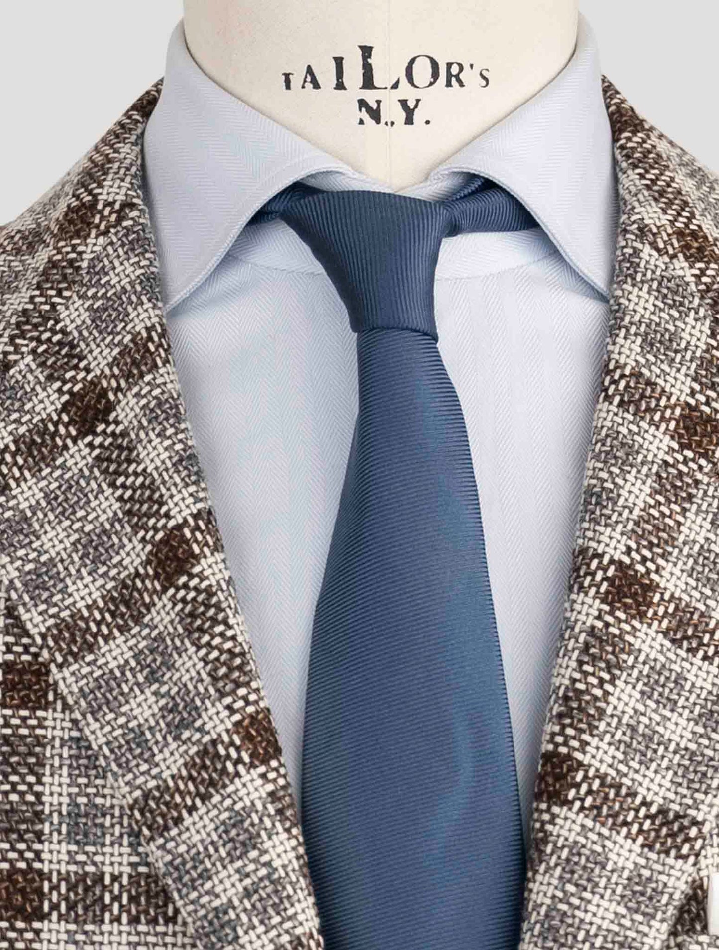 Kiton Brown Gray Cashmere Blazer