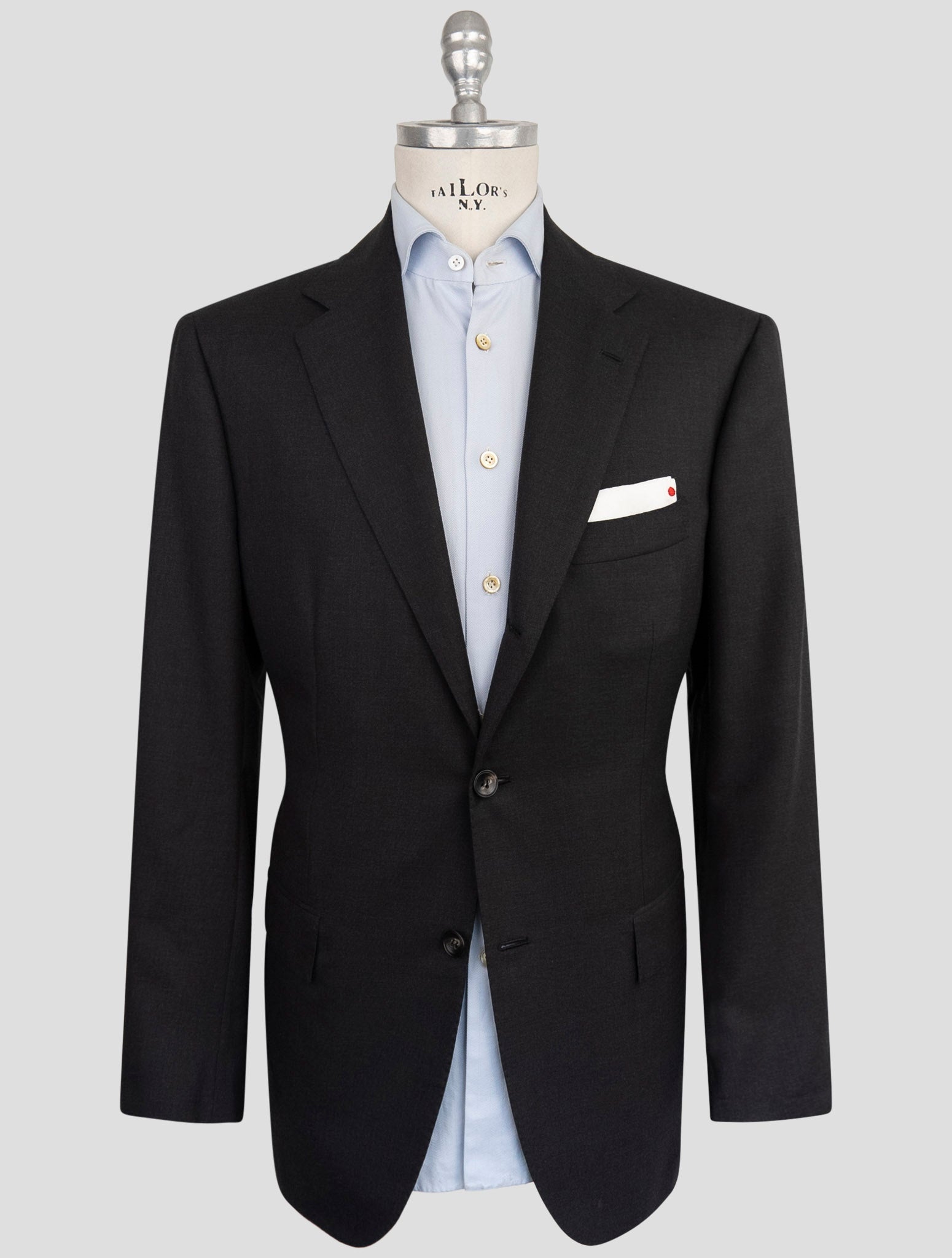Kiton Dark Gray Wool Suit