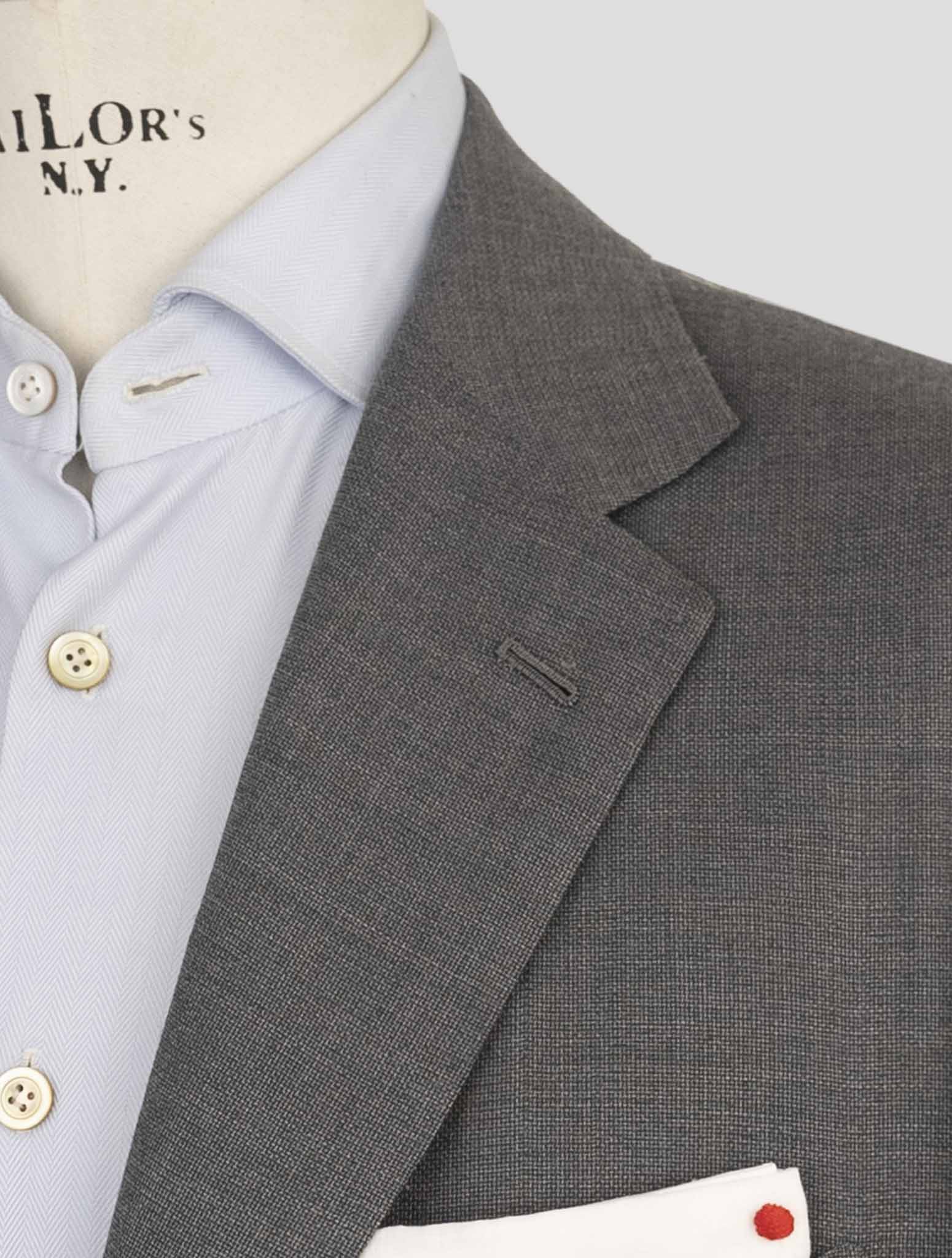 Kiton Gray Wool Suit
