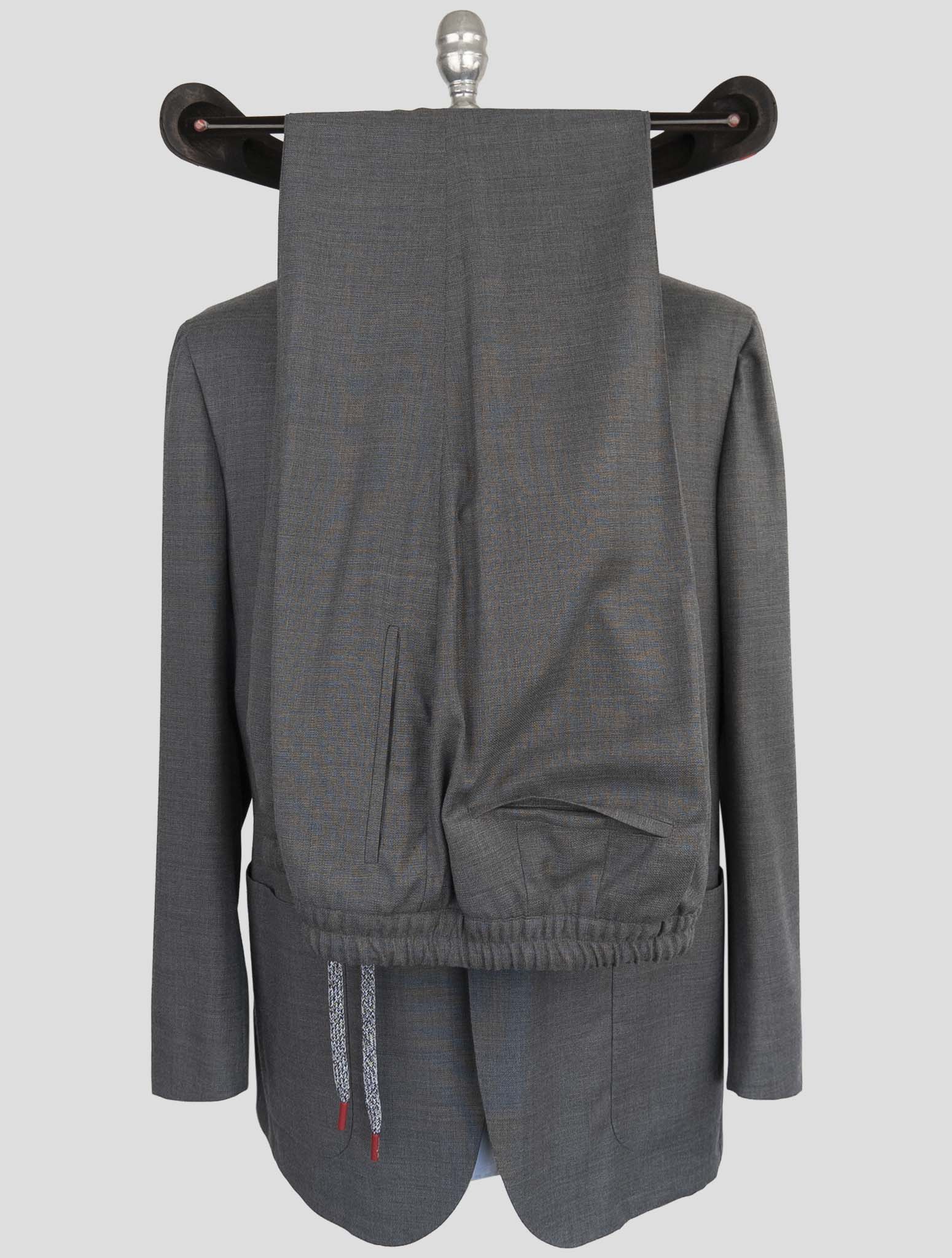 Kiton Gray Wool Suit
