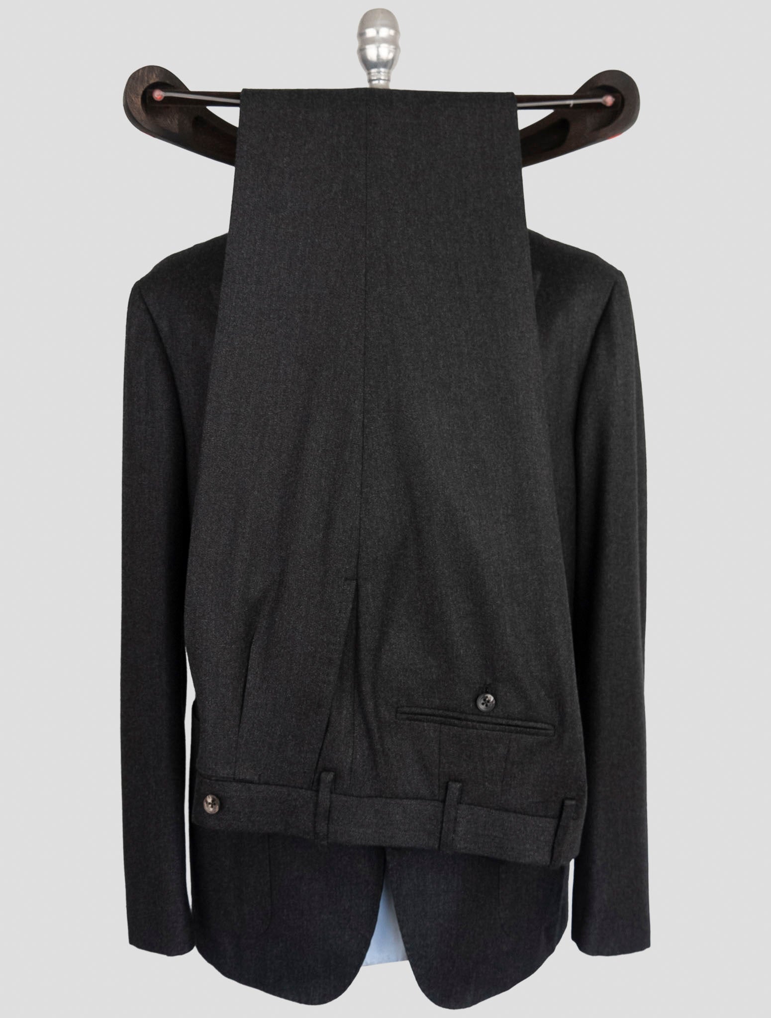 Kiton Dark Gray Cashmere Suit