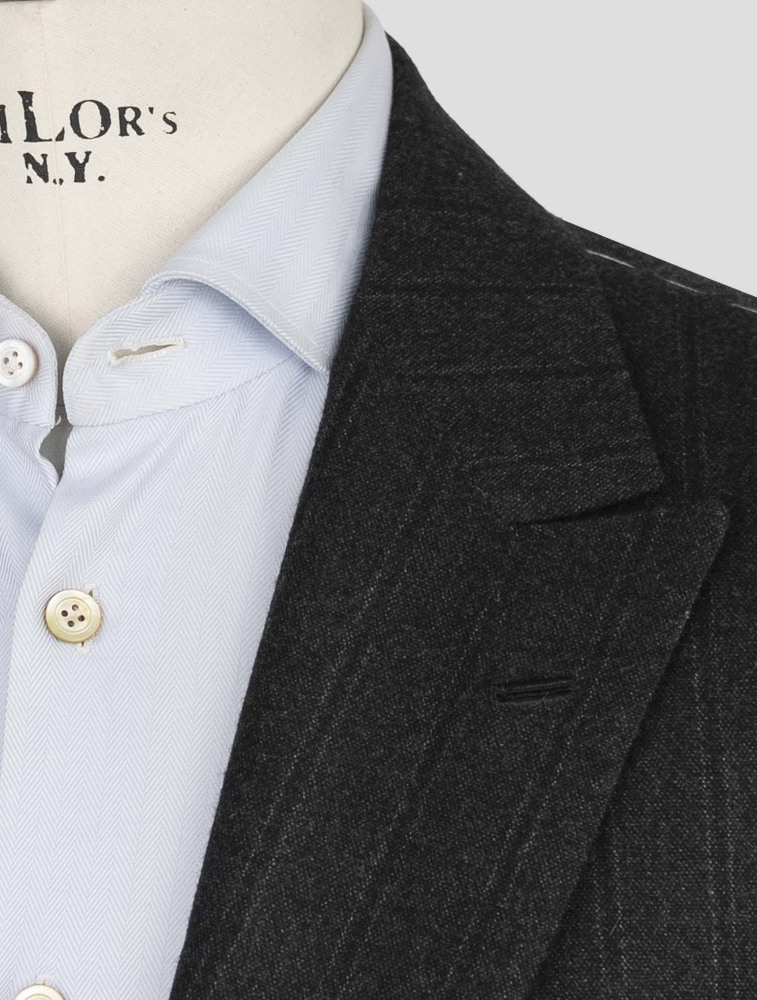 Kiton Dark Gray Cashmere Suit