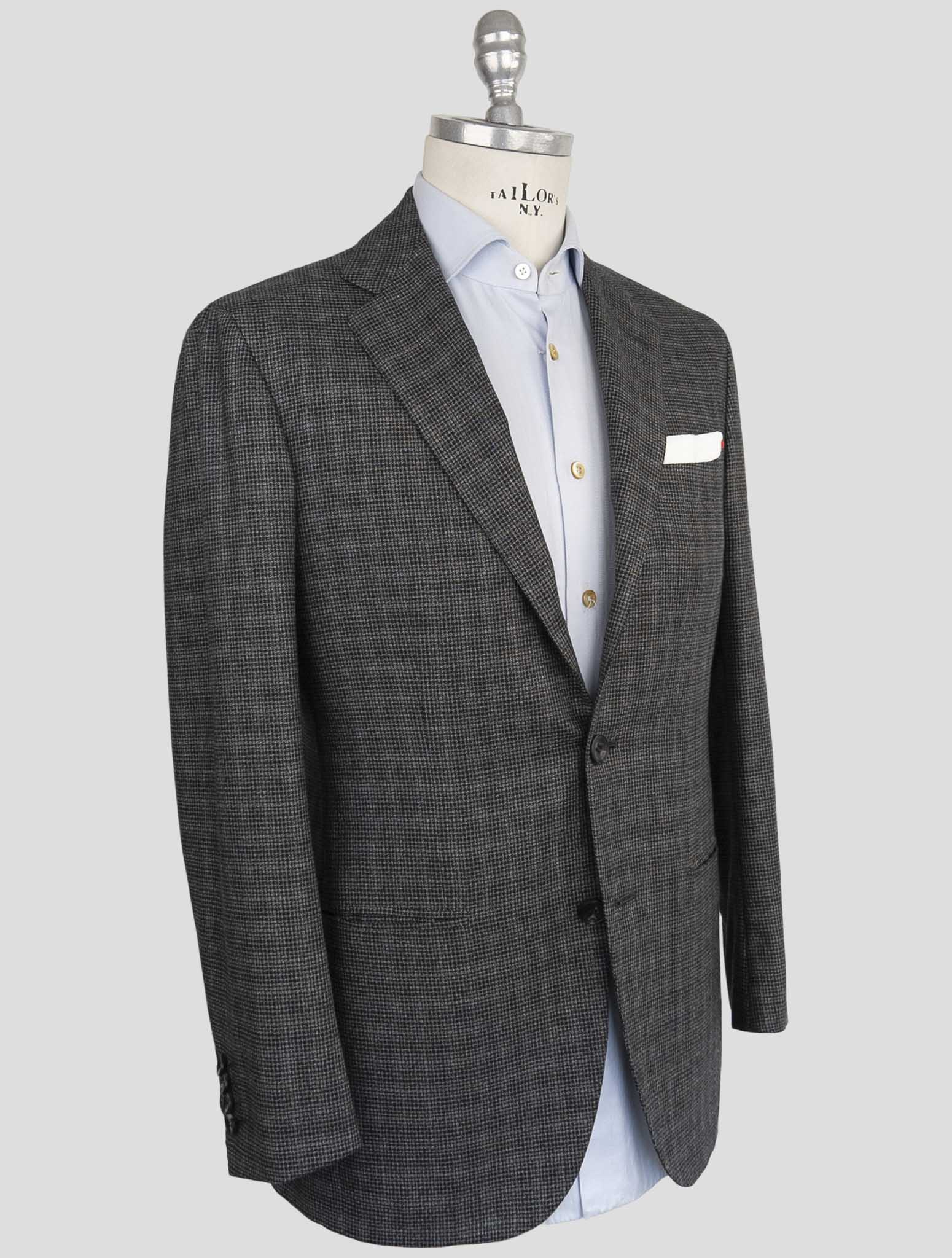 Kiton Gray Cashmere Suit