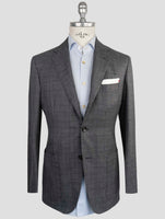 Kiton Gray Cashmere Silk Linen Suit