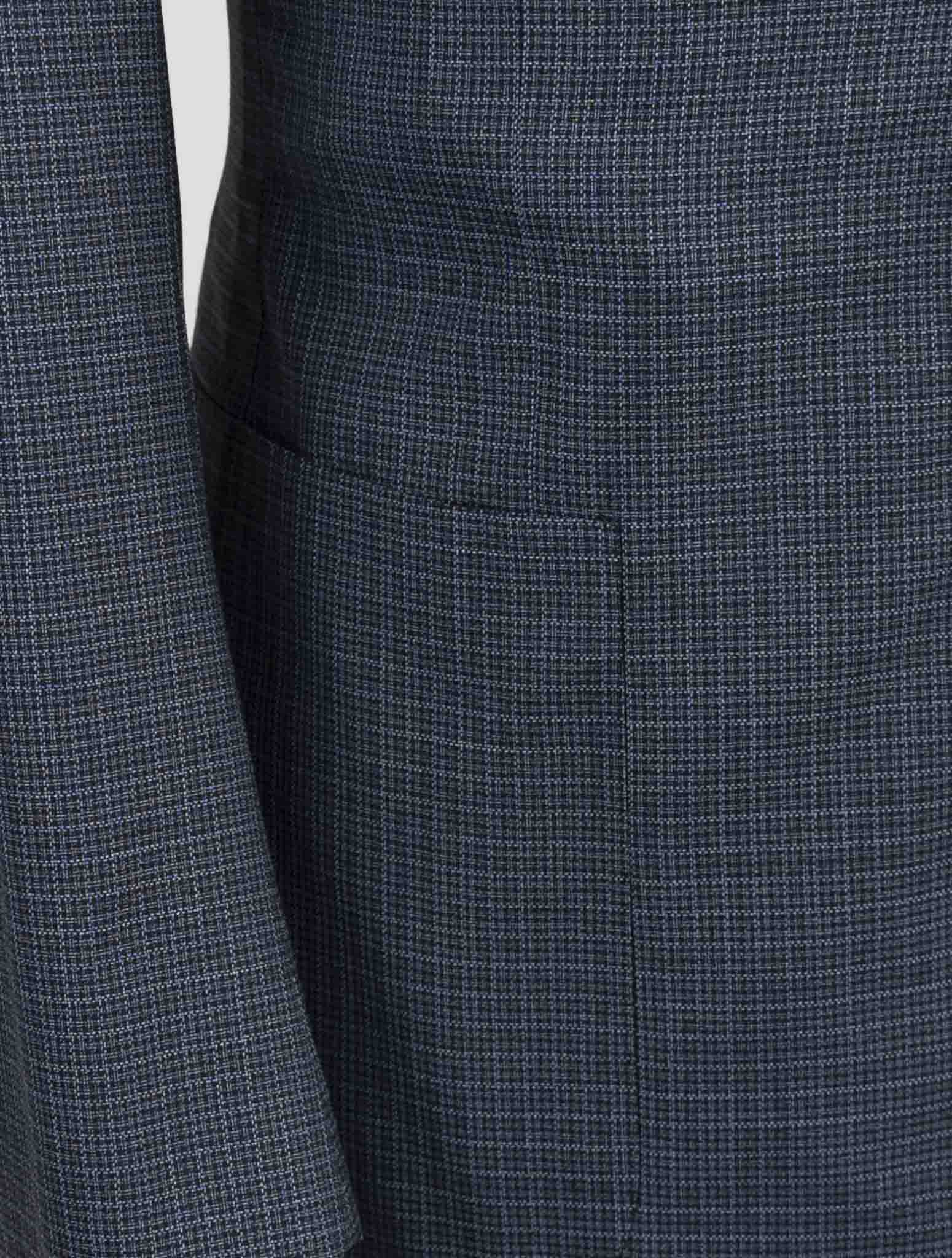 Kiton Blue Fleece Wool Suit
