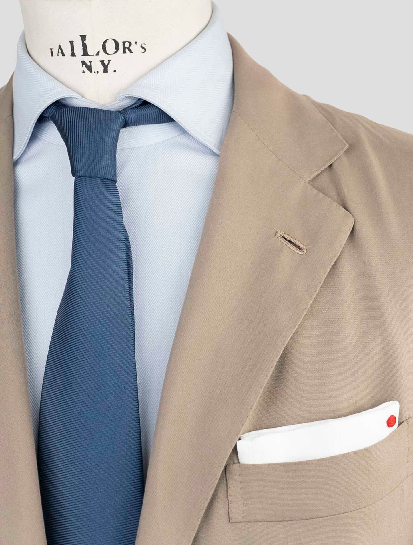 Kiton Beige Lyocell Viscose Ea Suit