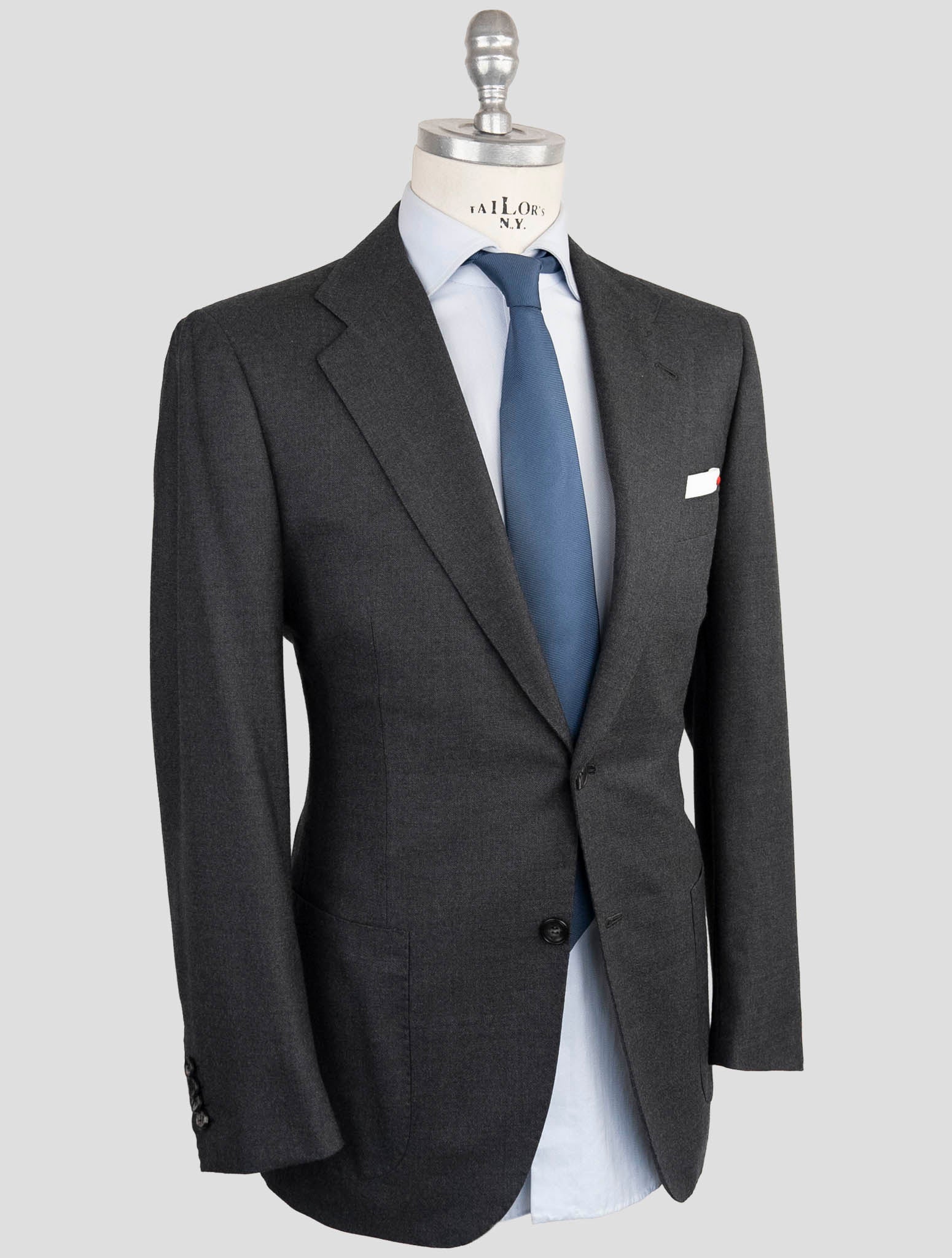 Kiton Dark Gray Wool 150's Suit