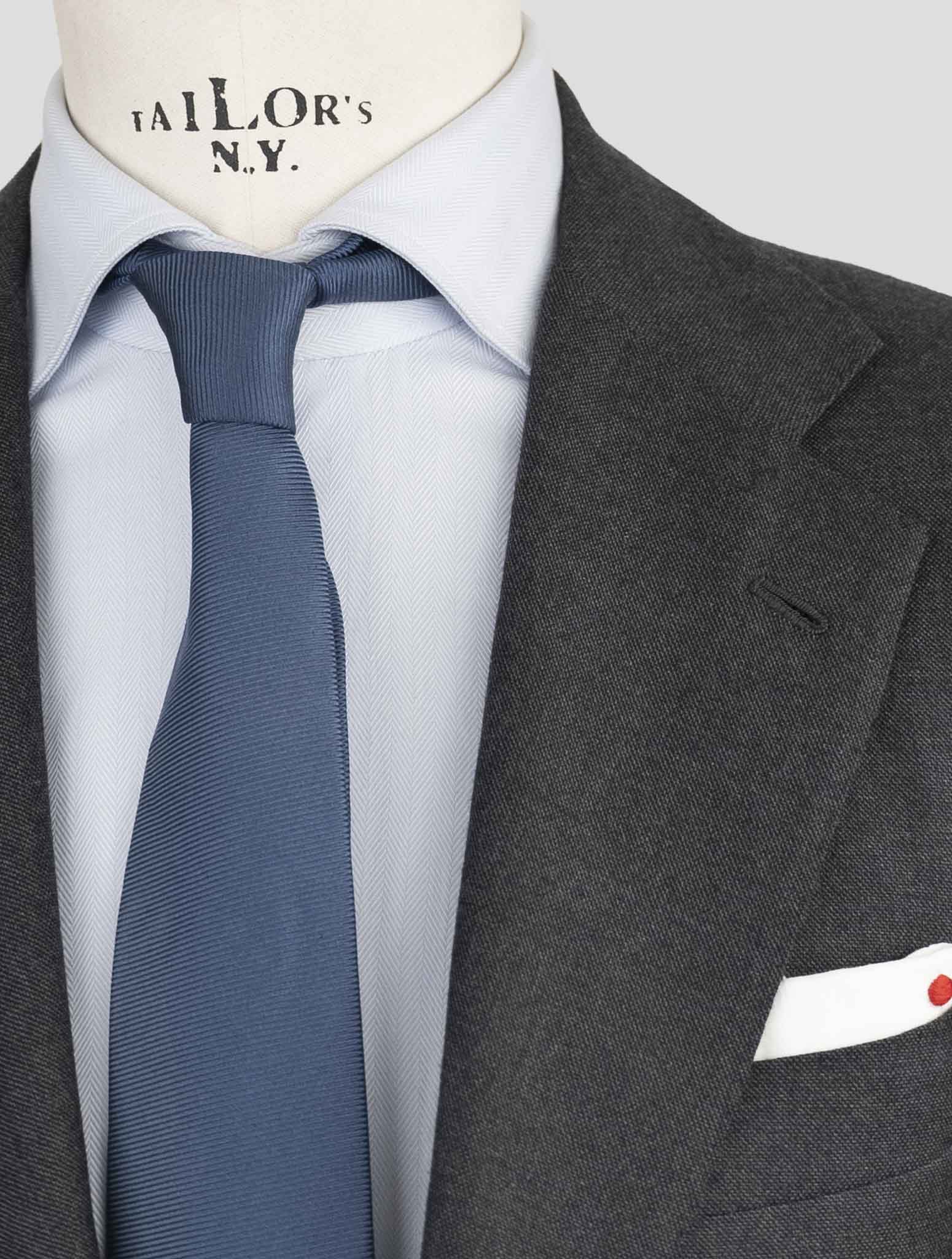 Kiton Dark Gray Wool 150's Suit