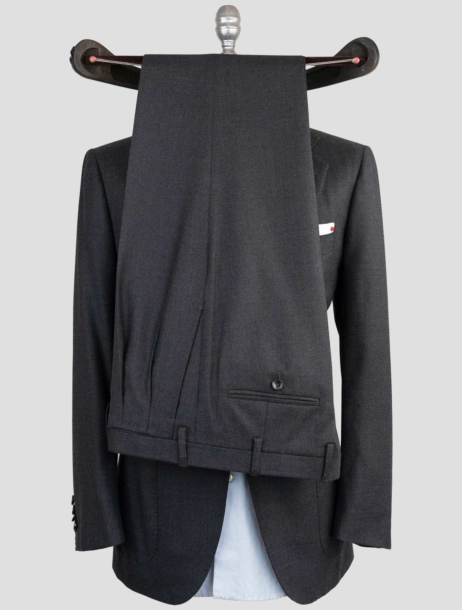 Kiton Dark Gray Wool 150's Suit