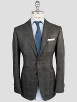 Kiton Green Cashmere Silk Linen Suit