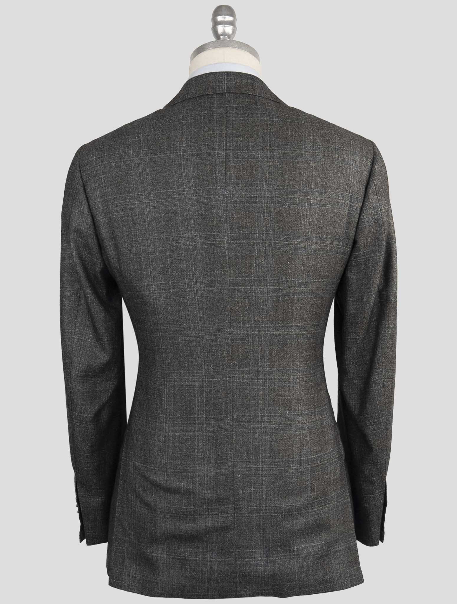 Kiton Green Cashmere Silk Linen Suit