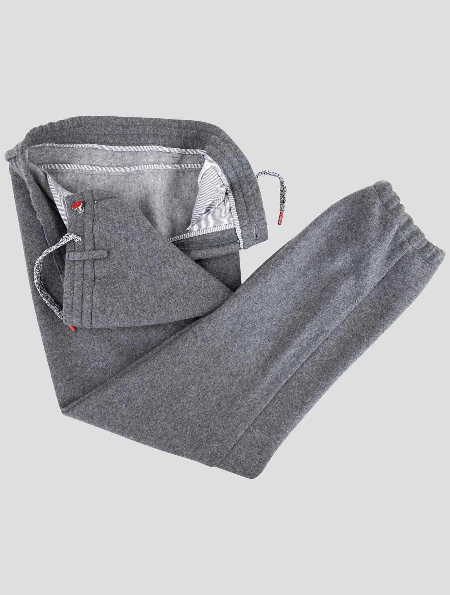 Kiton Gray Cashmere Ea Pants