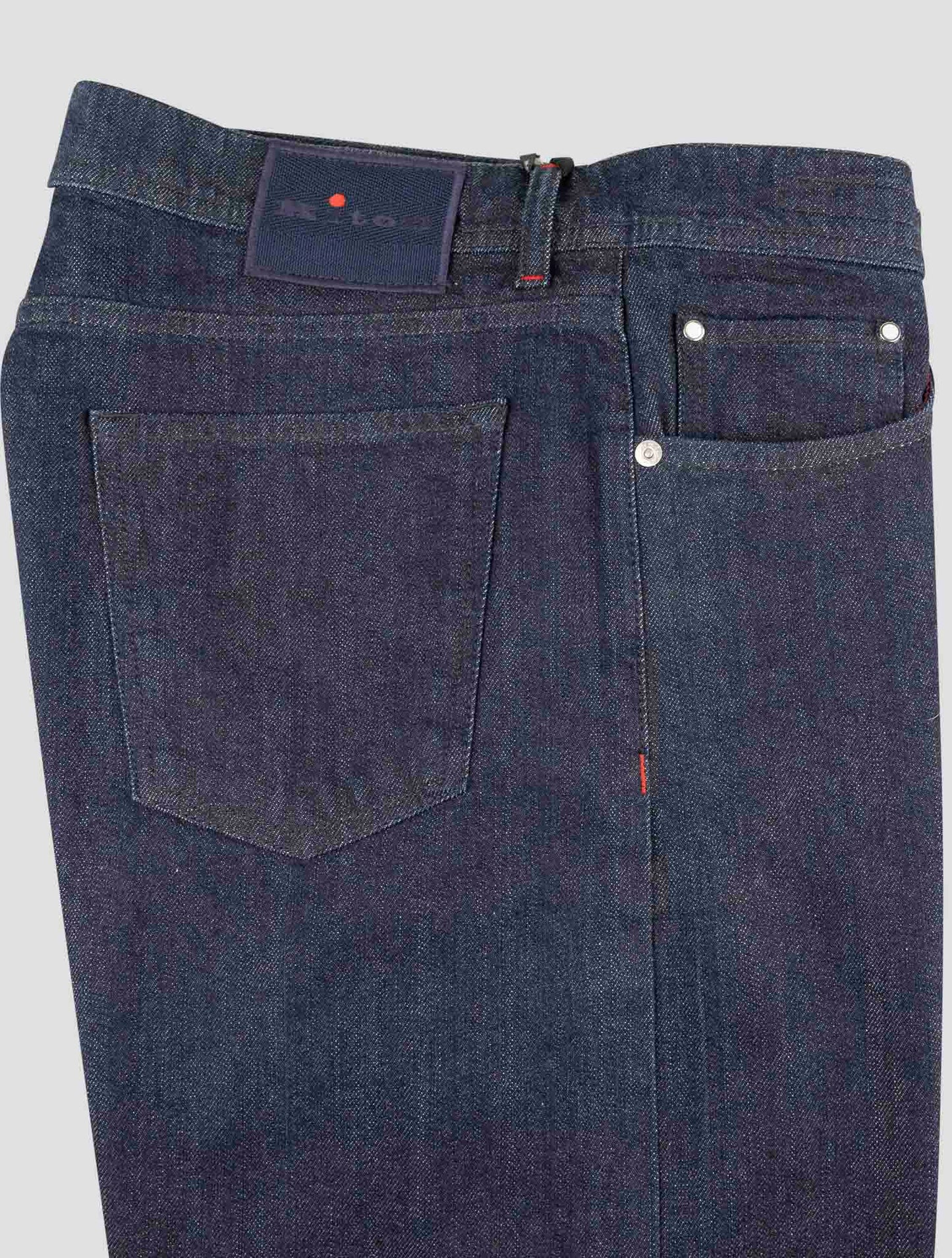 Kiton Blue Cotton Ea Jeans