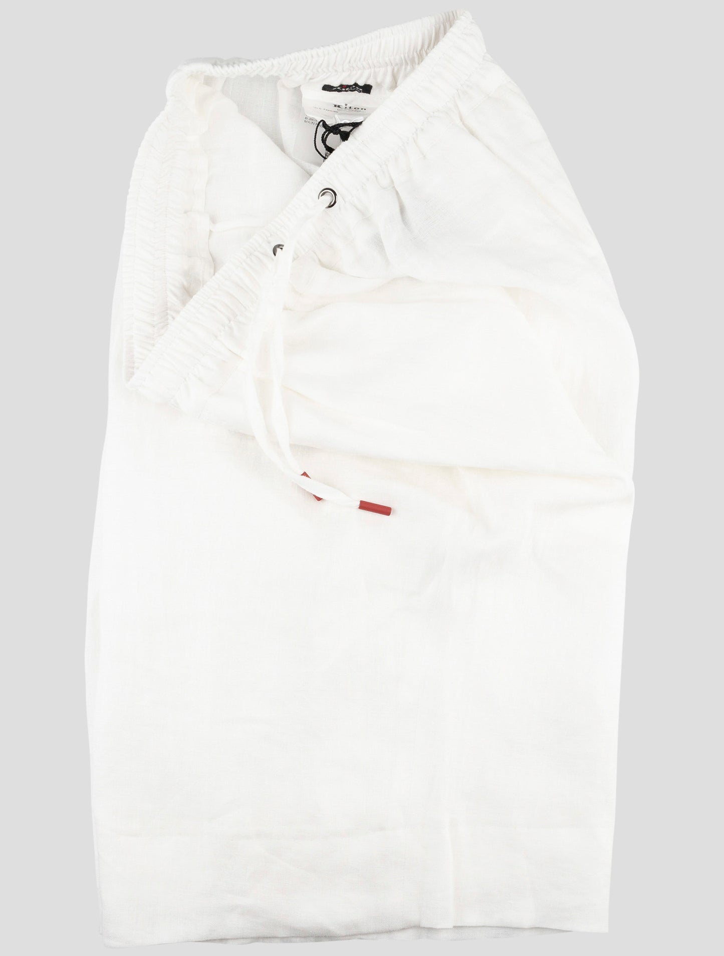 Kiton White Cotton Ea Short Pants
