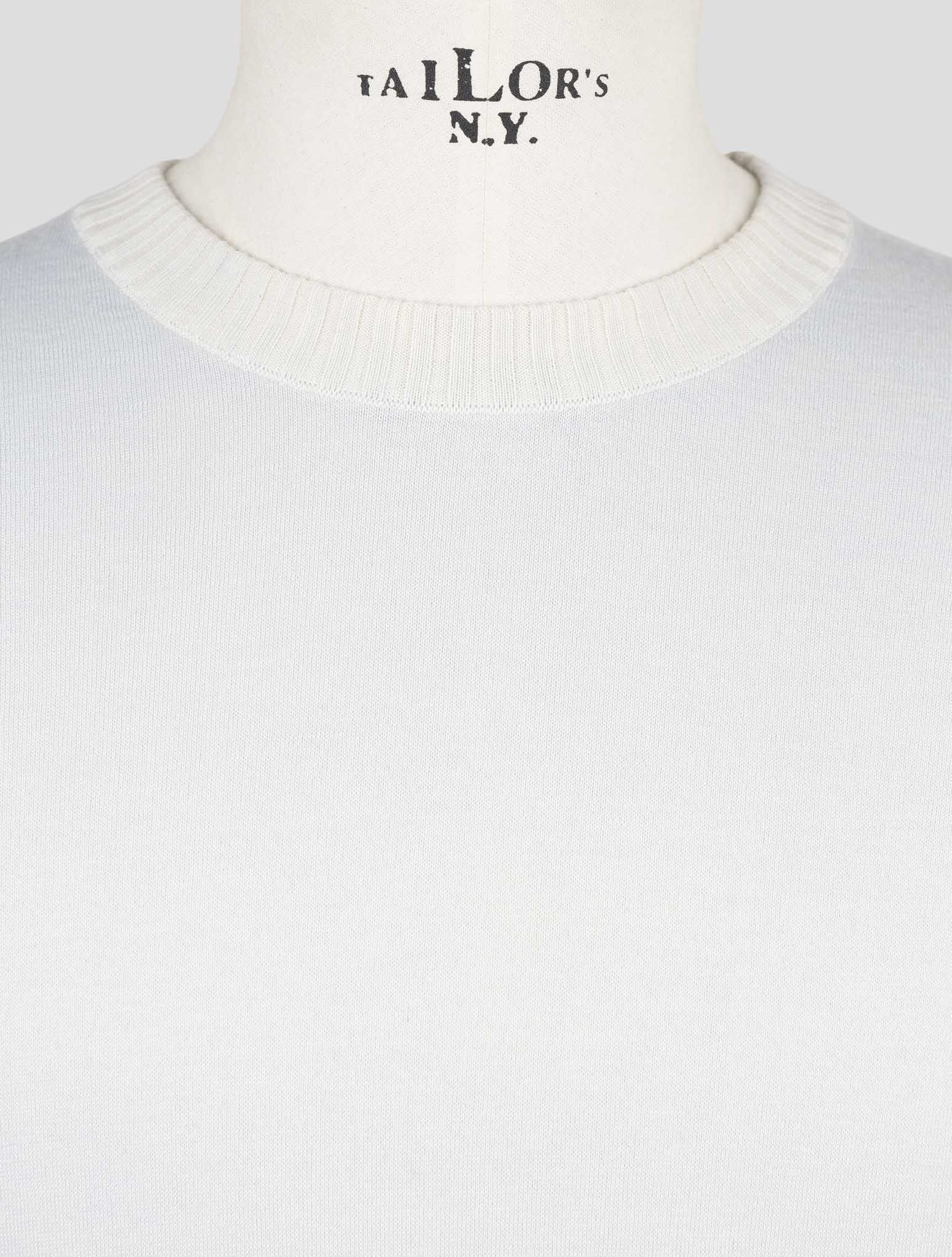 Kiton Light Blue Cashmere Silk Sweater Crewneck