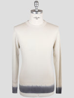 Kiton Beige Cashmere Silk Sweater Crewneck