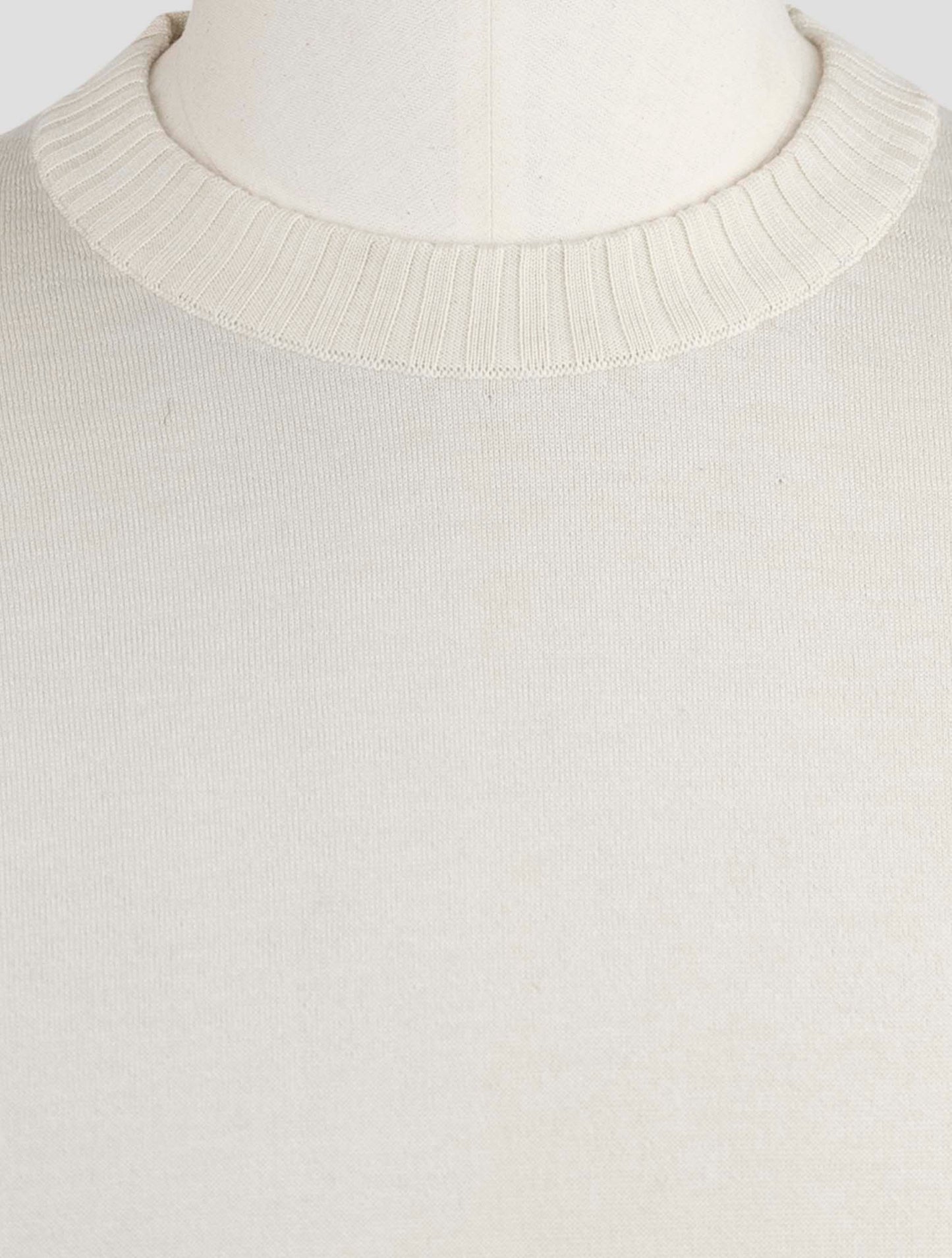 Kiton Beige Cashmere Silk Sweater Crewneck