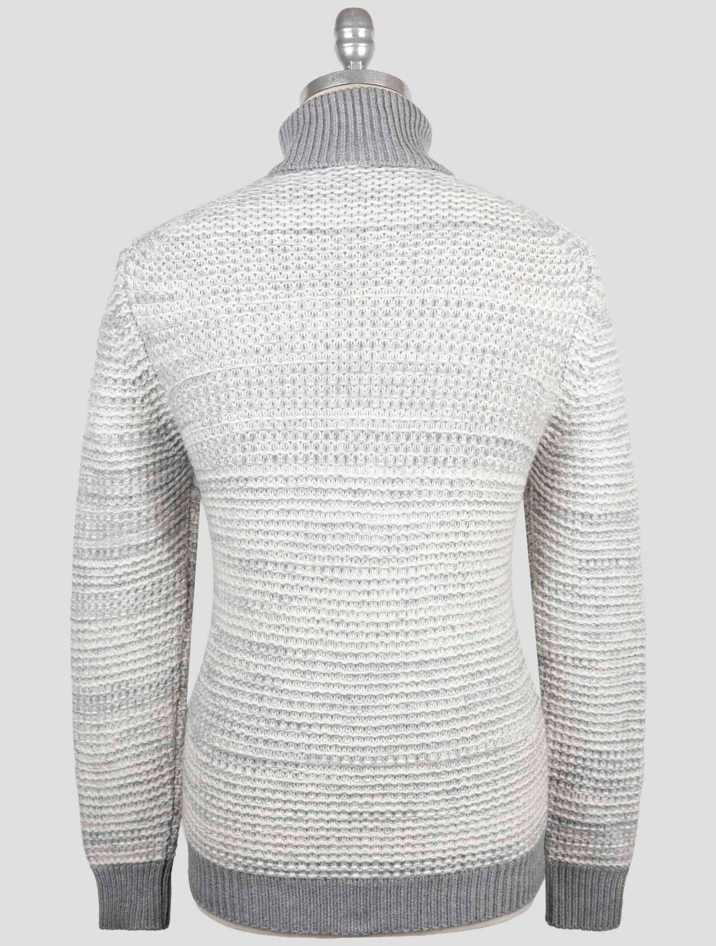 Kiton Gray Cashmere Sweater Turtleneck